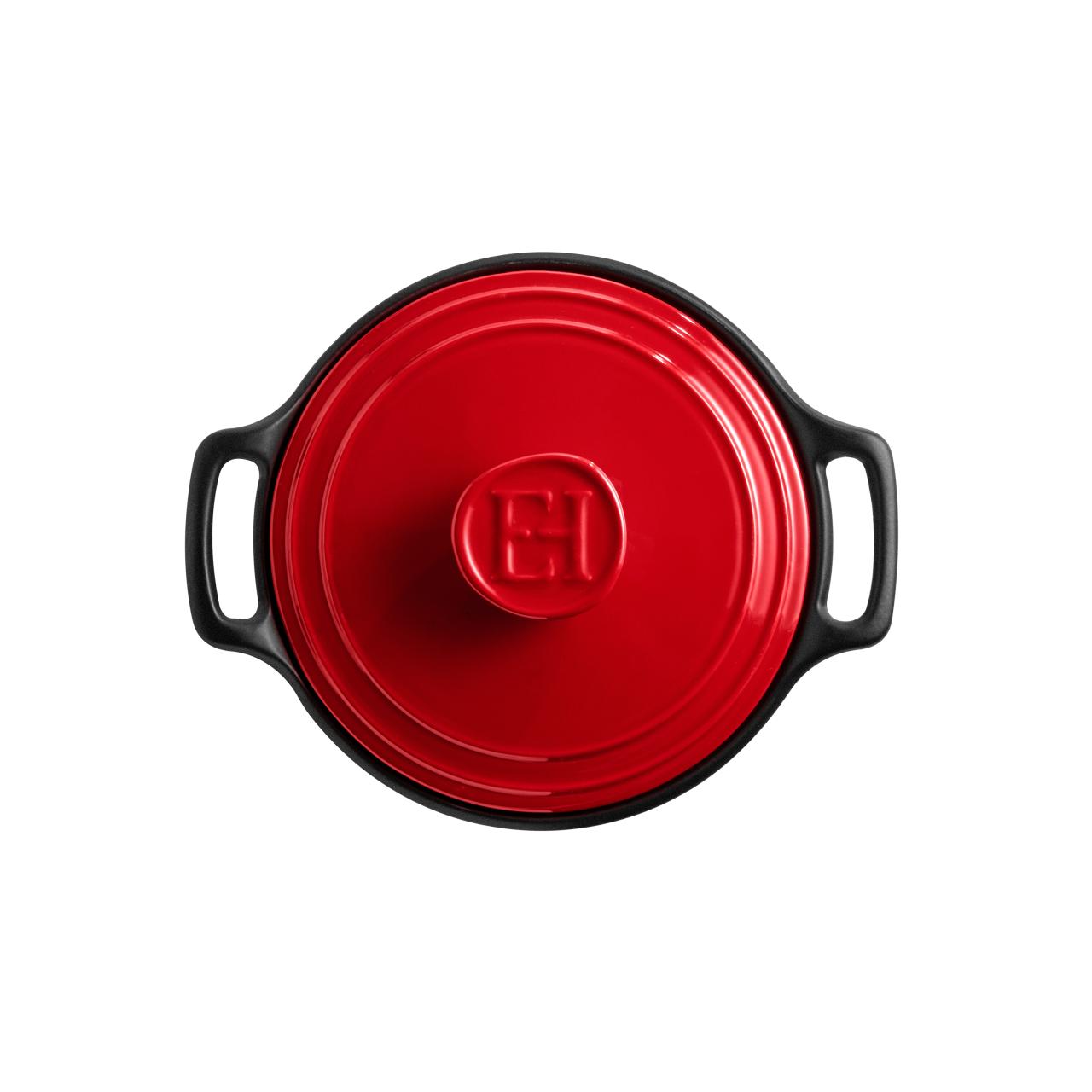 Sublime+ Round Casseroles with Red Lid by Emile Henry
