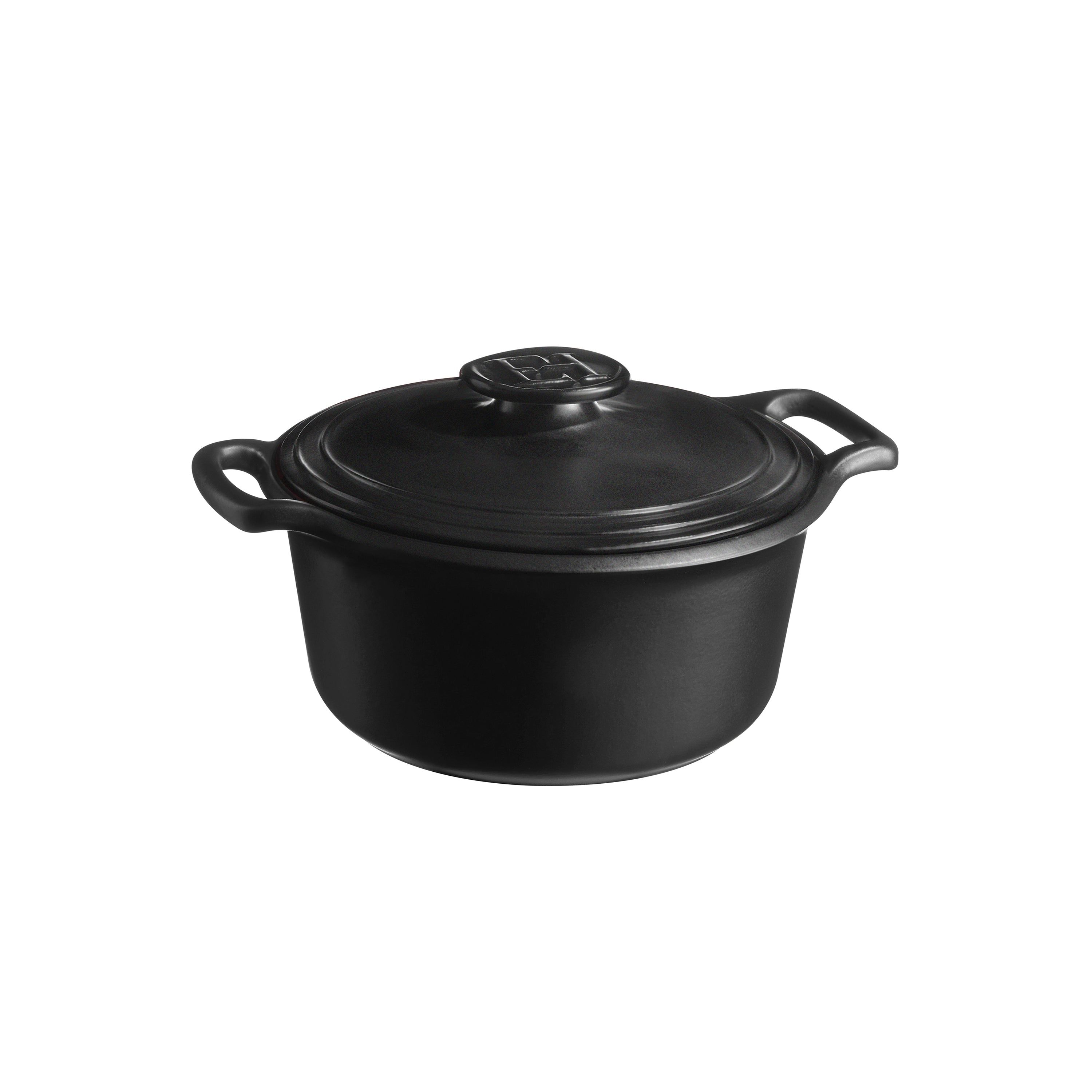 Sublime+ Round Casseroles with Slate Lid by Emile Henry