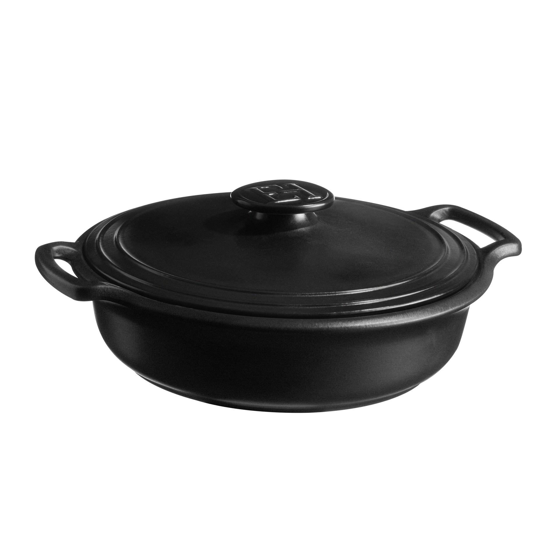 Emile Henry Sublime+ 4L Braiser with Lid in Black