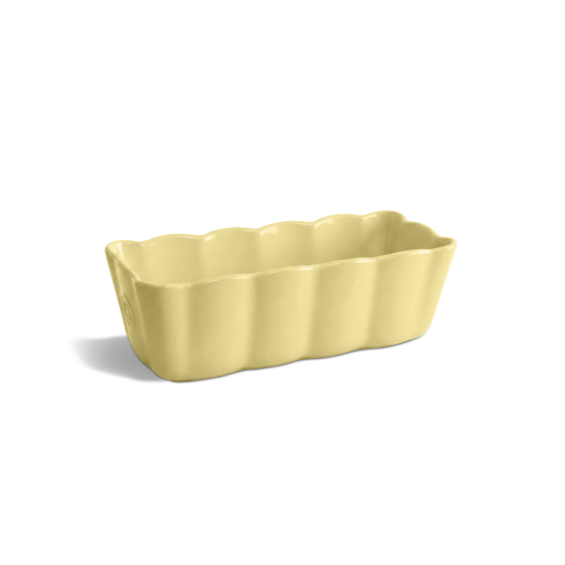 Emile Henry Madeleine Small Loaf Dish in Vanilla