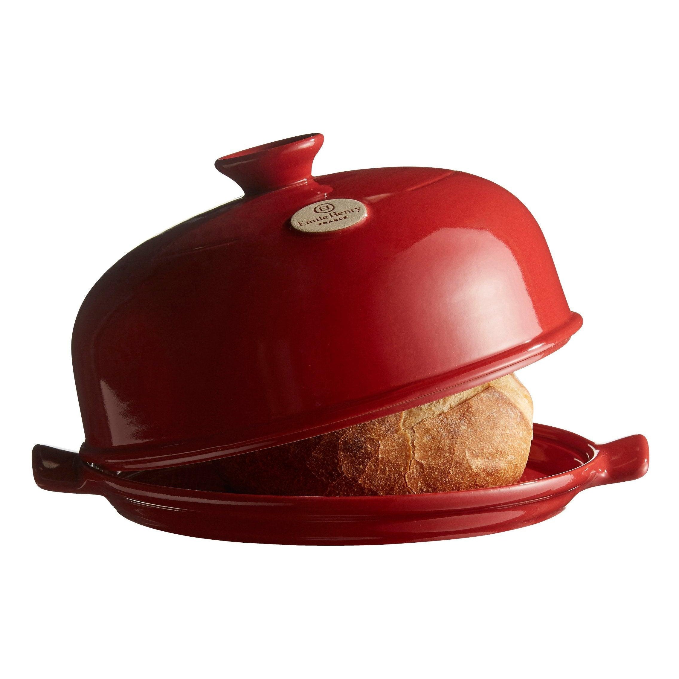 Bread Cloche Burgundy 34cm x 28.5cm
