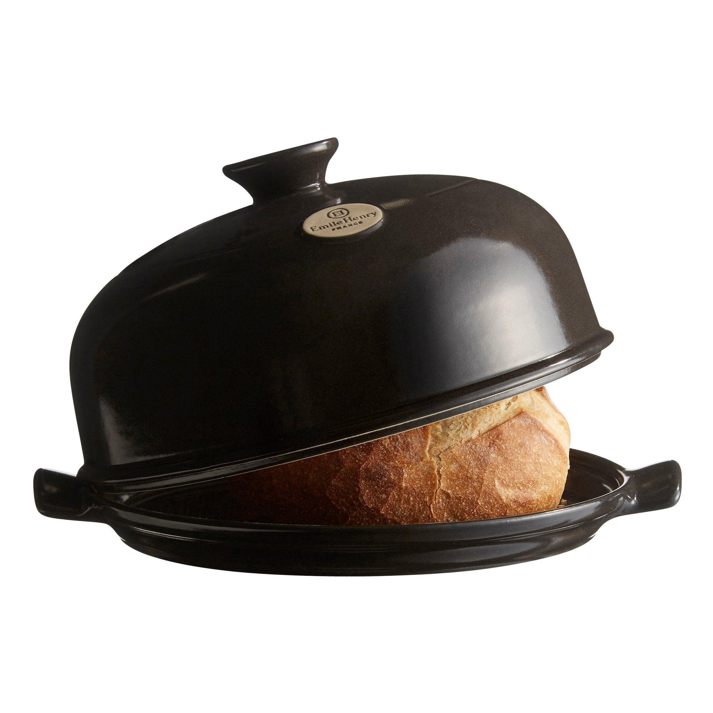 Bread Cloche Charcoal 34cm x 28.5cm