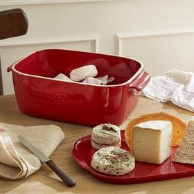Burgundy Cheese Box - HAUSwares