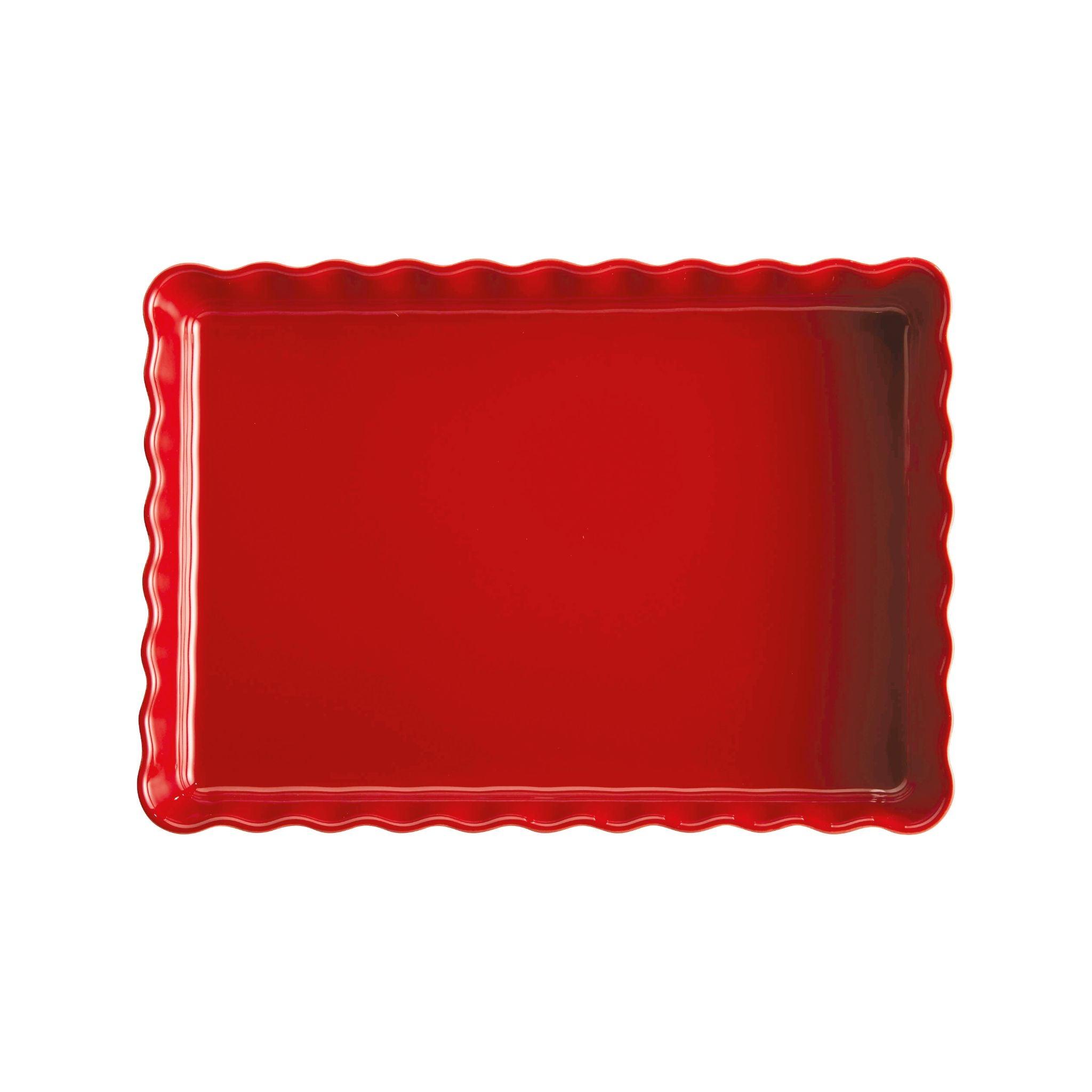 Deep Rectangular Tart Dish Burgundy - HAUSwares