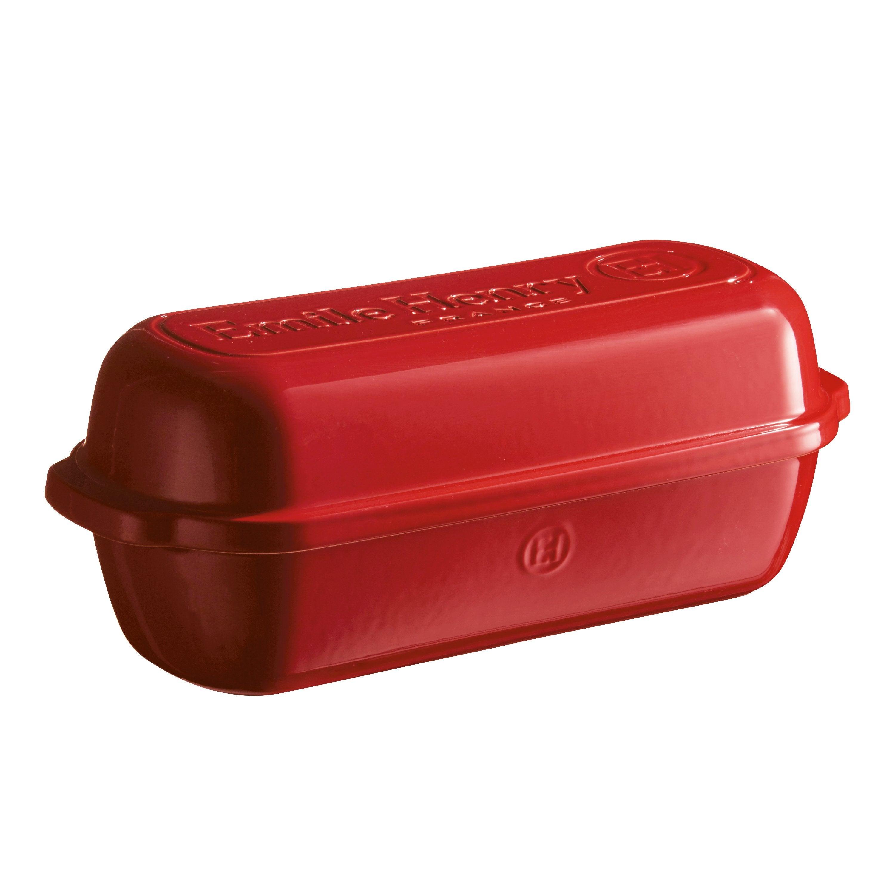 Large Bread Loaf Baker Burgundy - HAUSwares