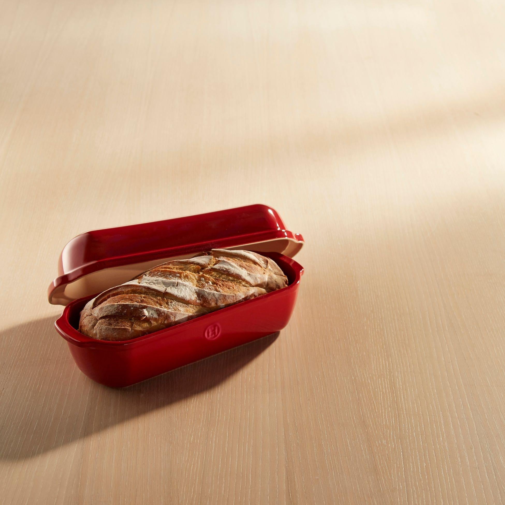Large Bread Loaf Baker Burgundy - HAUSwares