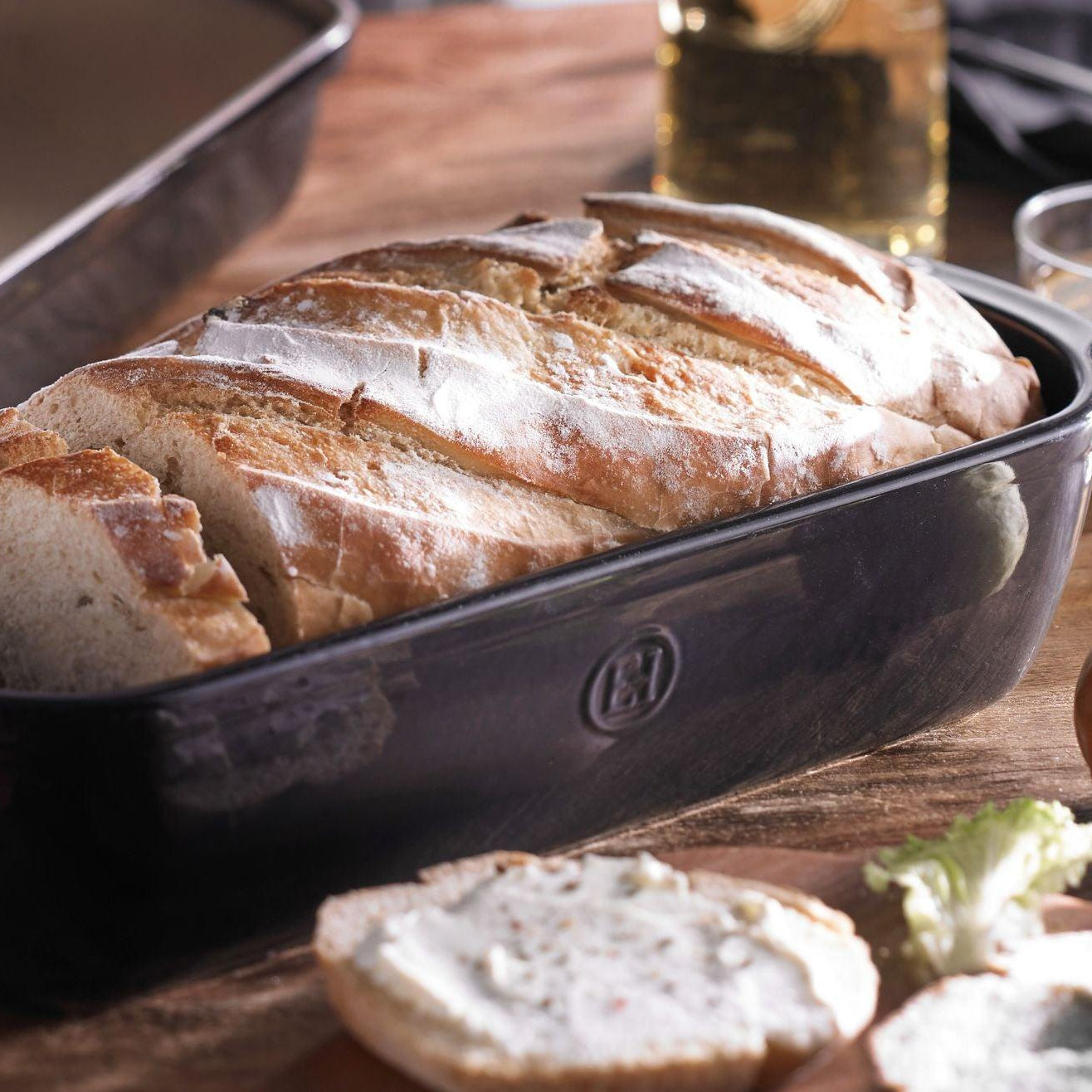 Large Bread Loaf Baker Charcoal - HAUSwares
