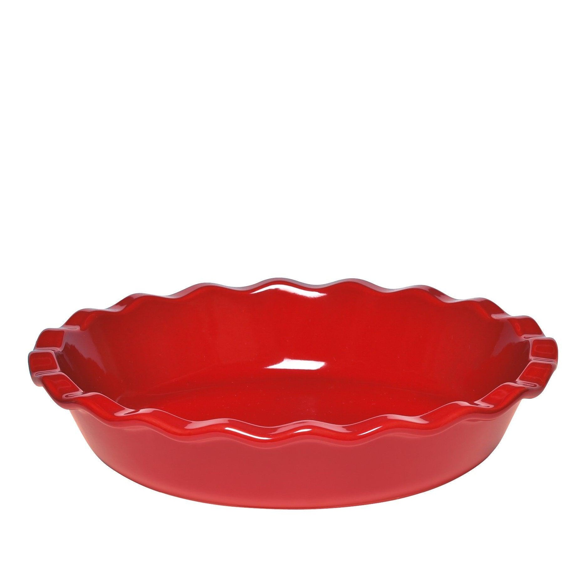 Pie Dish Burgundy 26cm dia.