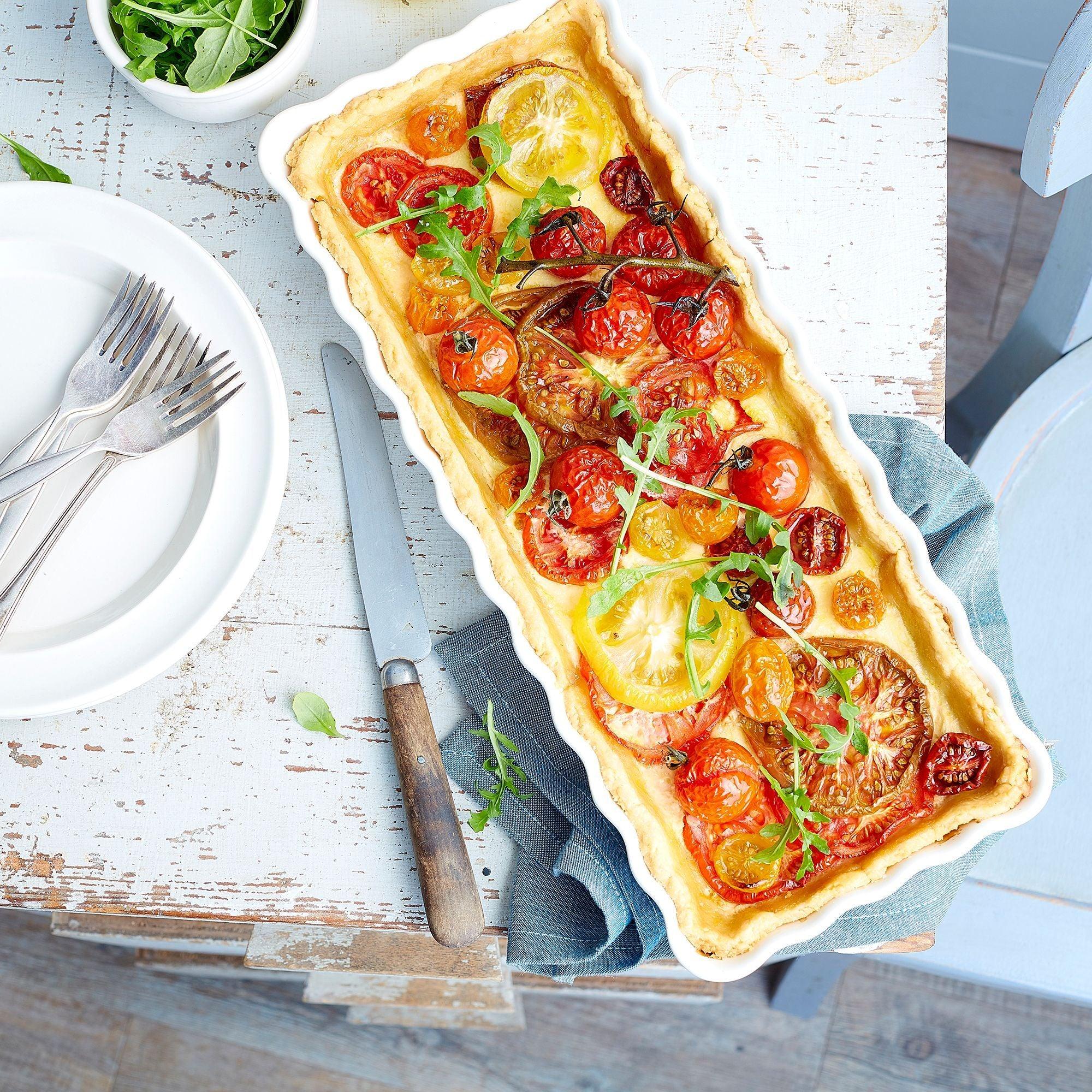 Slim Rectangular Tart Dish Clay - HAUSwares