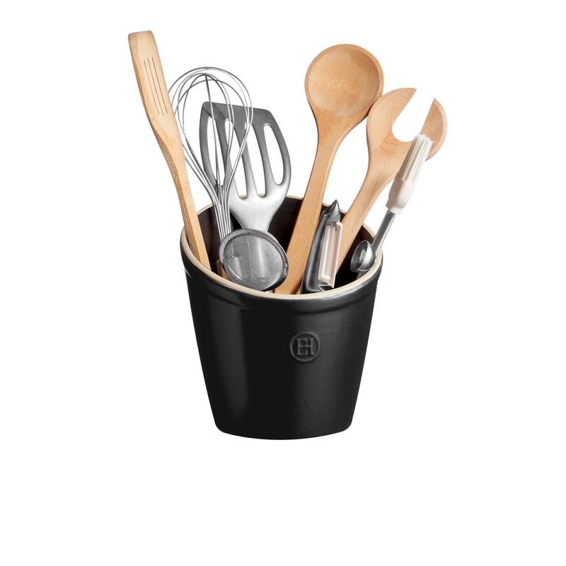 Utensil Pot - Black Truffle - Emile Henry