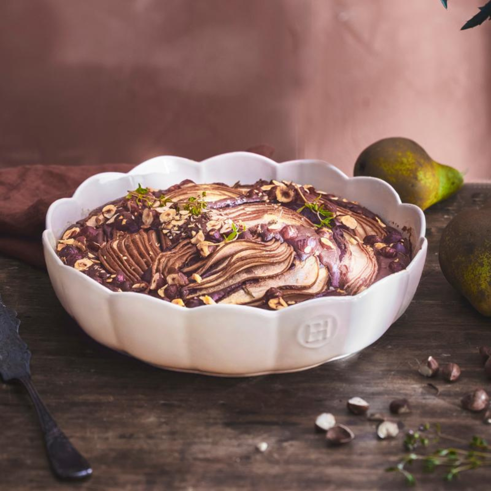 Madeleine Round Dish - Clay