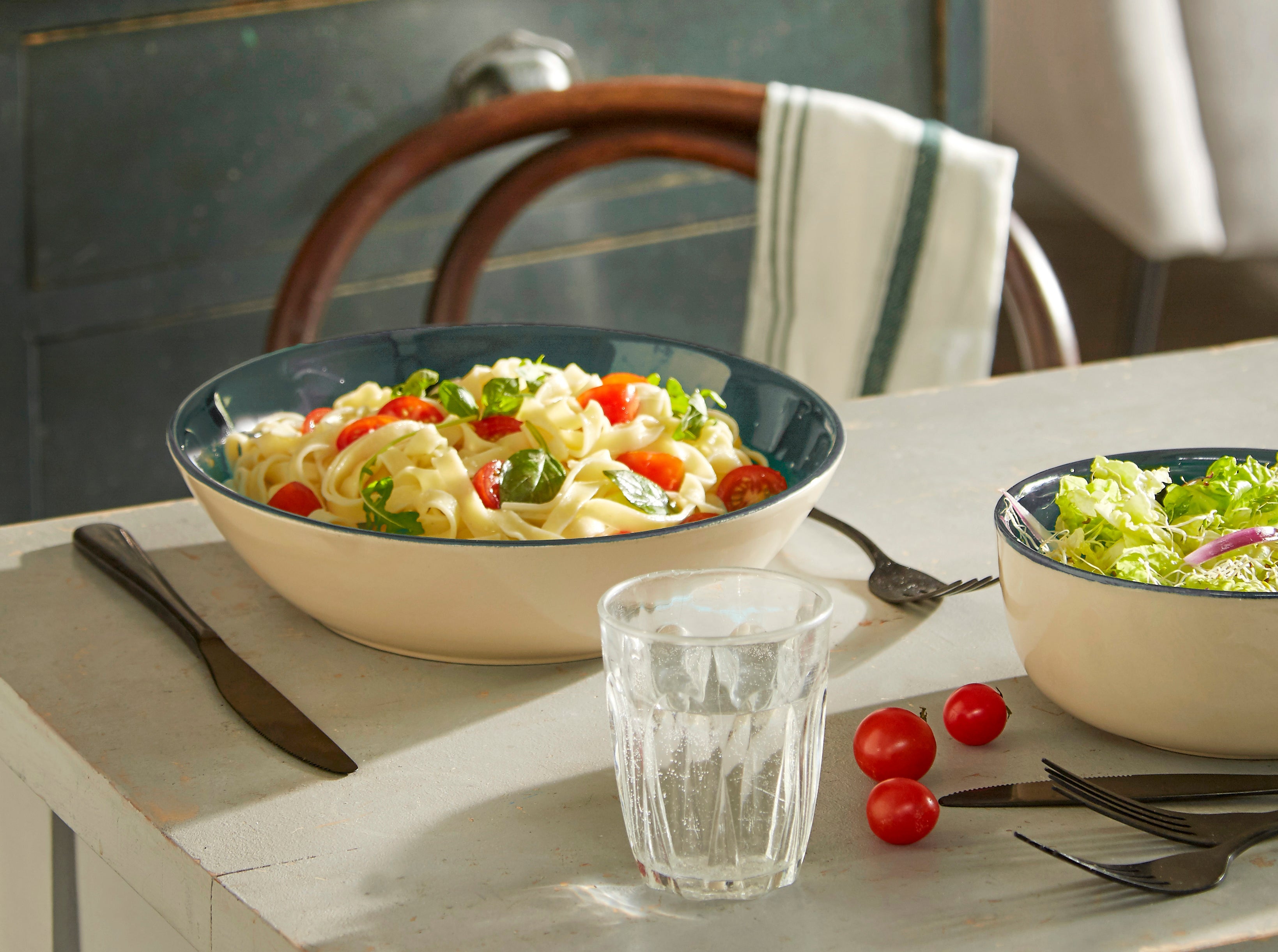 Epicure Pasta Bowl - Blue Flame