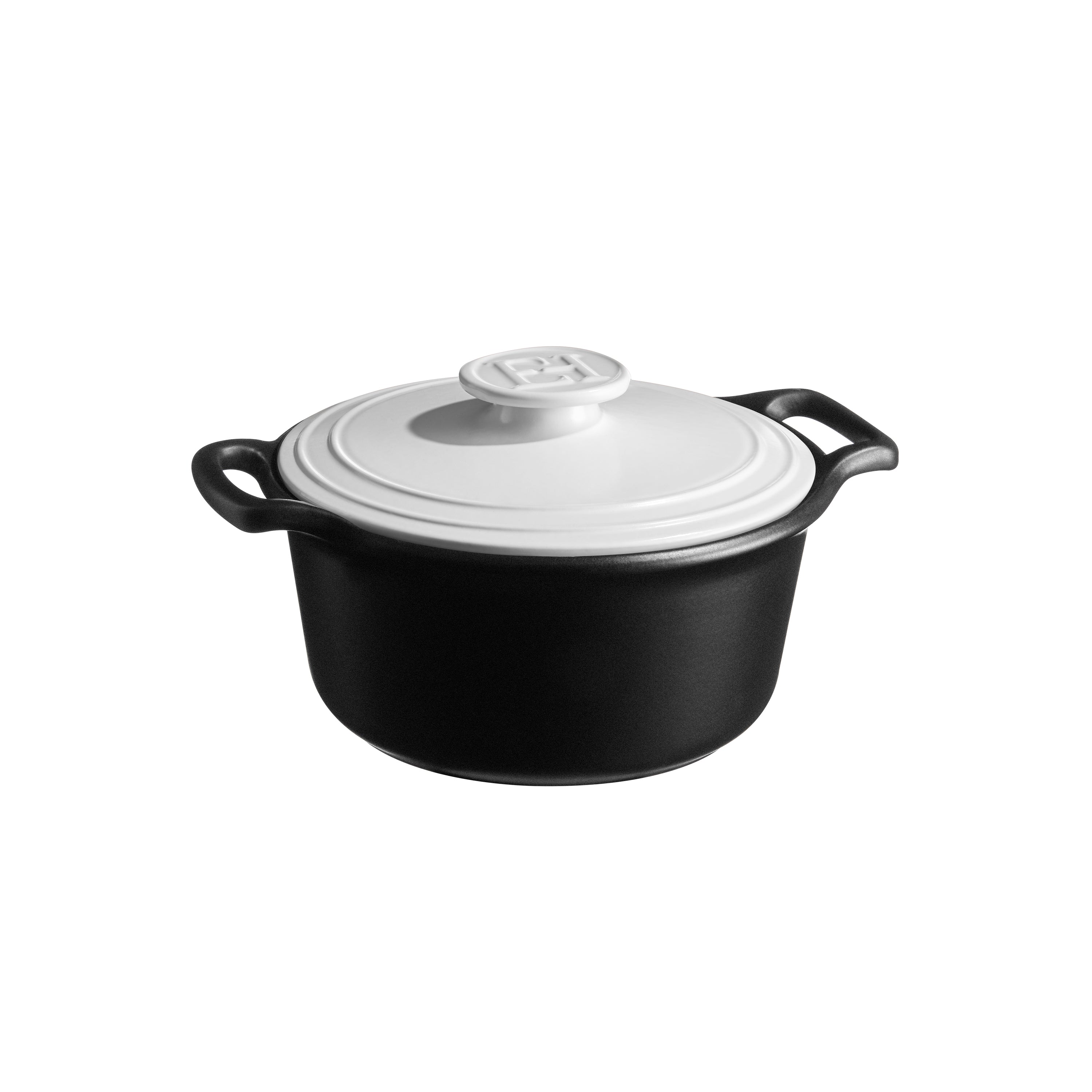 Sublime+ Round Casseroles with White Lid by Emile Henry