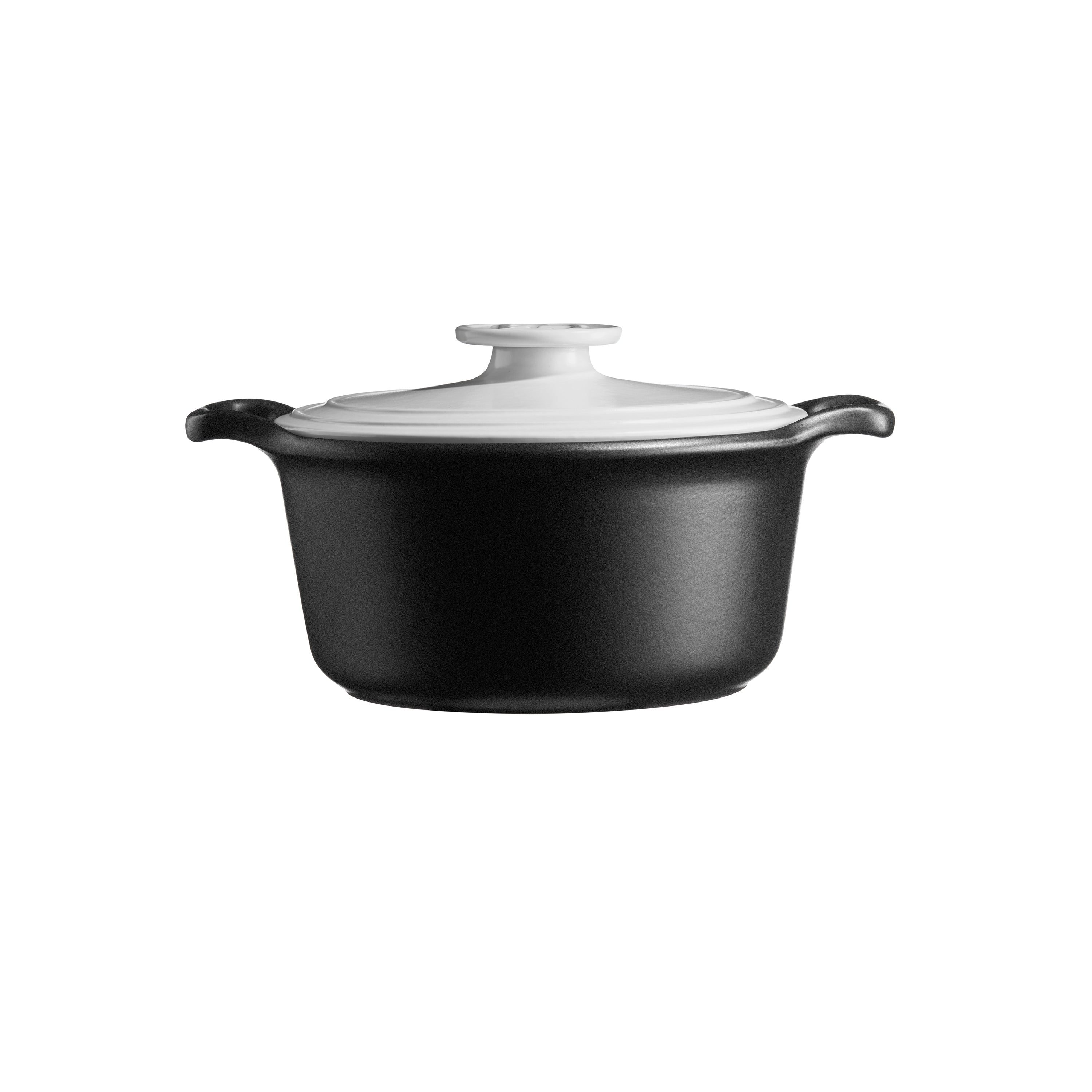 Sublime+ Round Casseroles with White Lid by Emile Henry