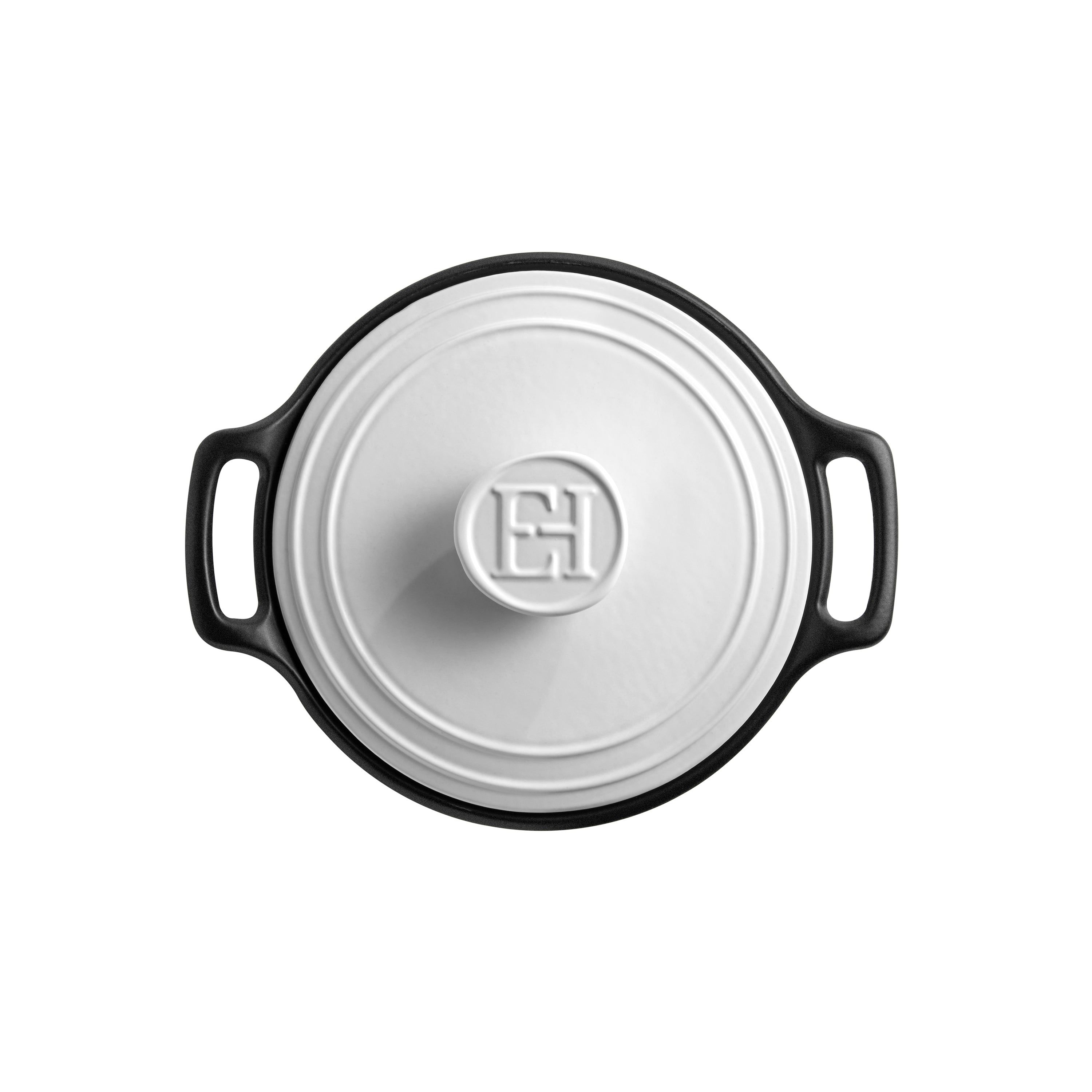 Sublime+ Round Casseroles with White Lid by Emile Henry