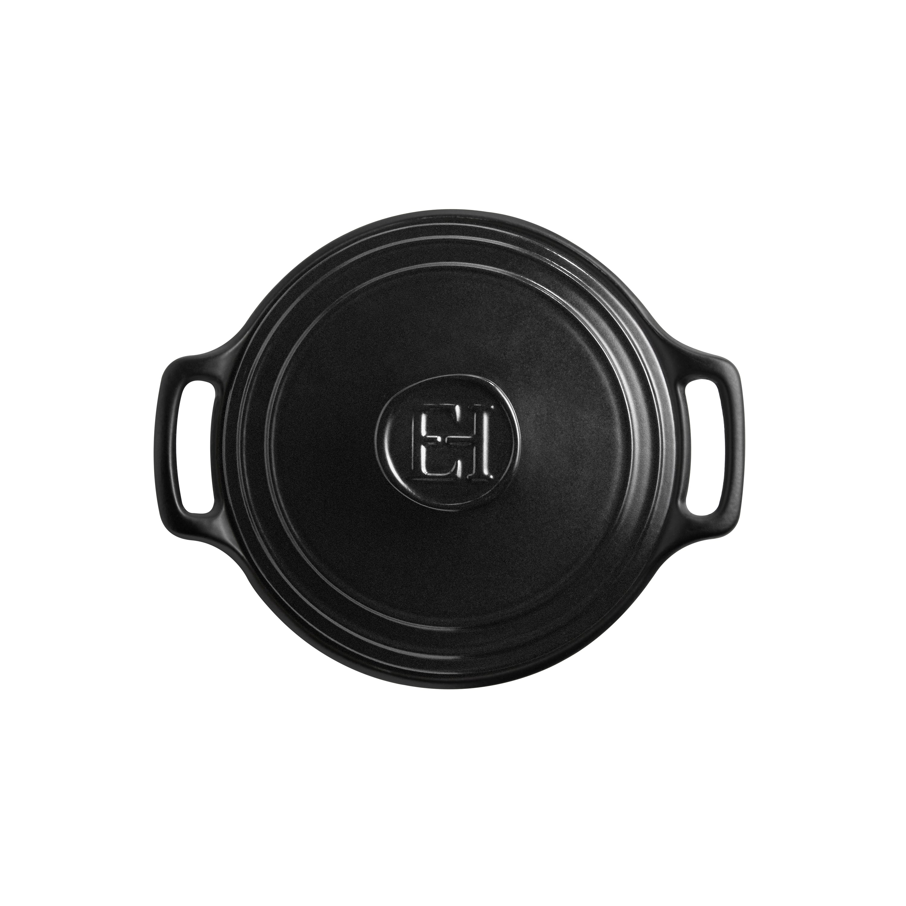 Sublime+ Round Casseroles with Slate Lid by Emile Henry