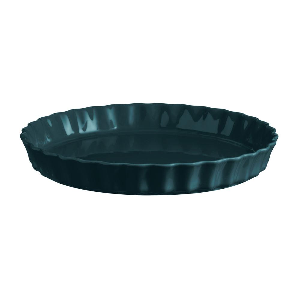 Emile Henry 29.5cm ceramic tart dish in Belle-Ile 