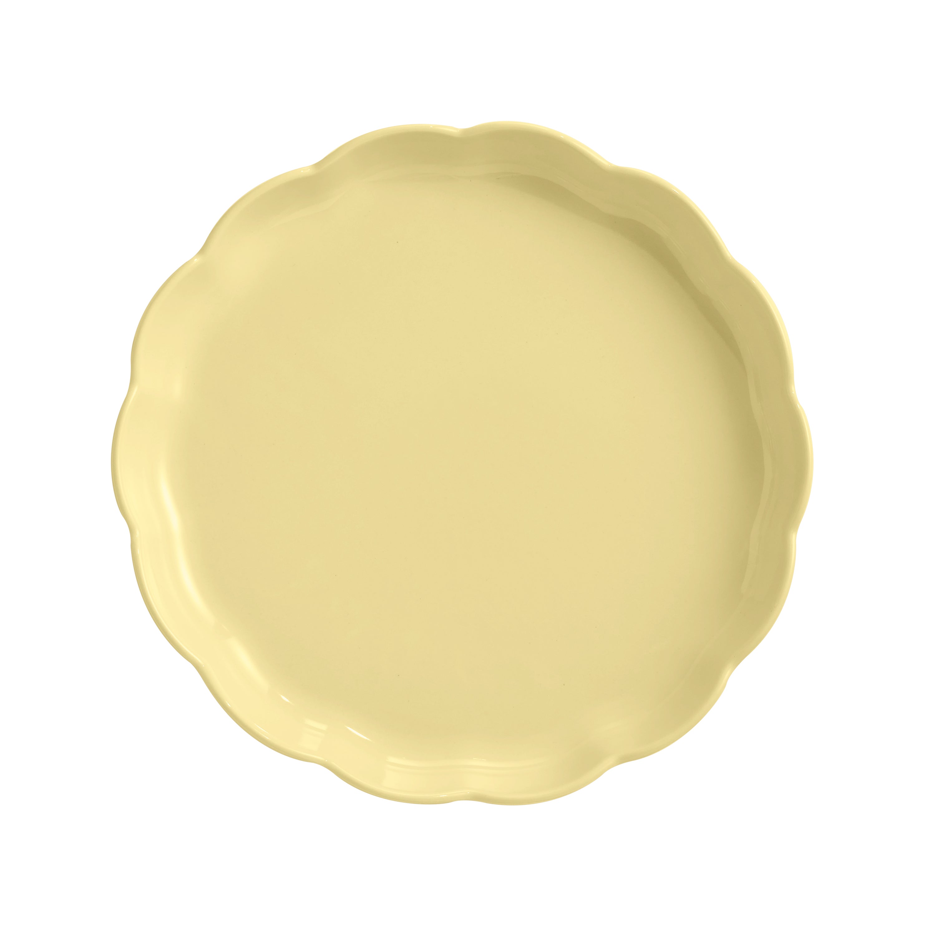 Madeleine Tart Dish Vanilla - 31cm by Emile Henry