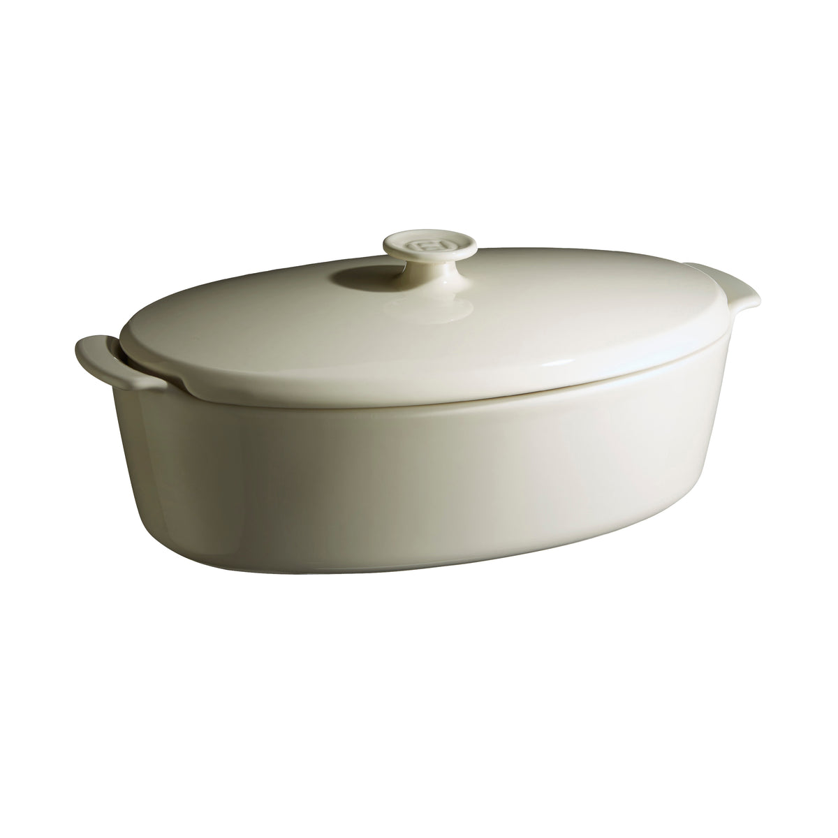 Emile Henry 6L Casserole Dish With Lid in Clay