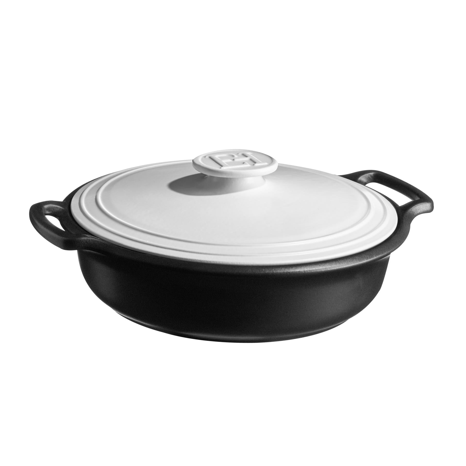 Emile Henry Sublime+ 4L Braiser with Lid in White