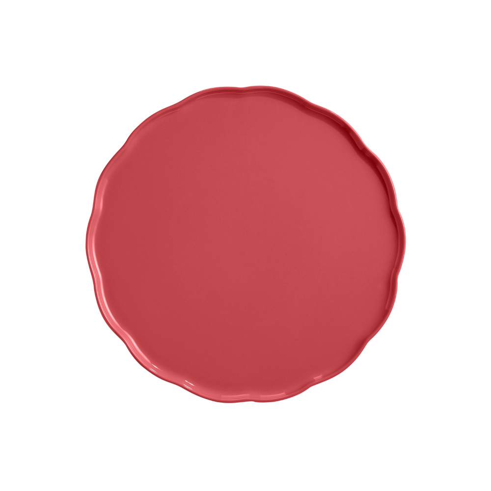 Madeleine rose candy round serving plate 2