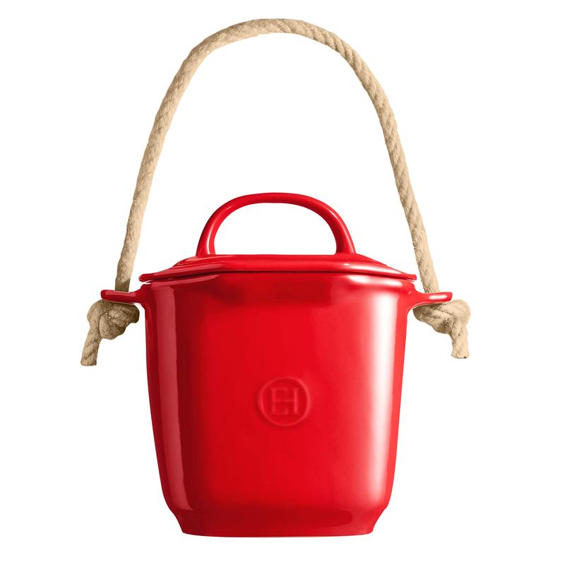 Compost Bin - Burgundy - Emile Henry