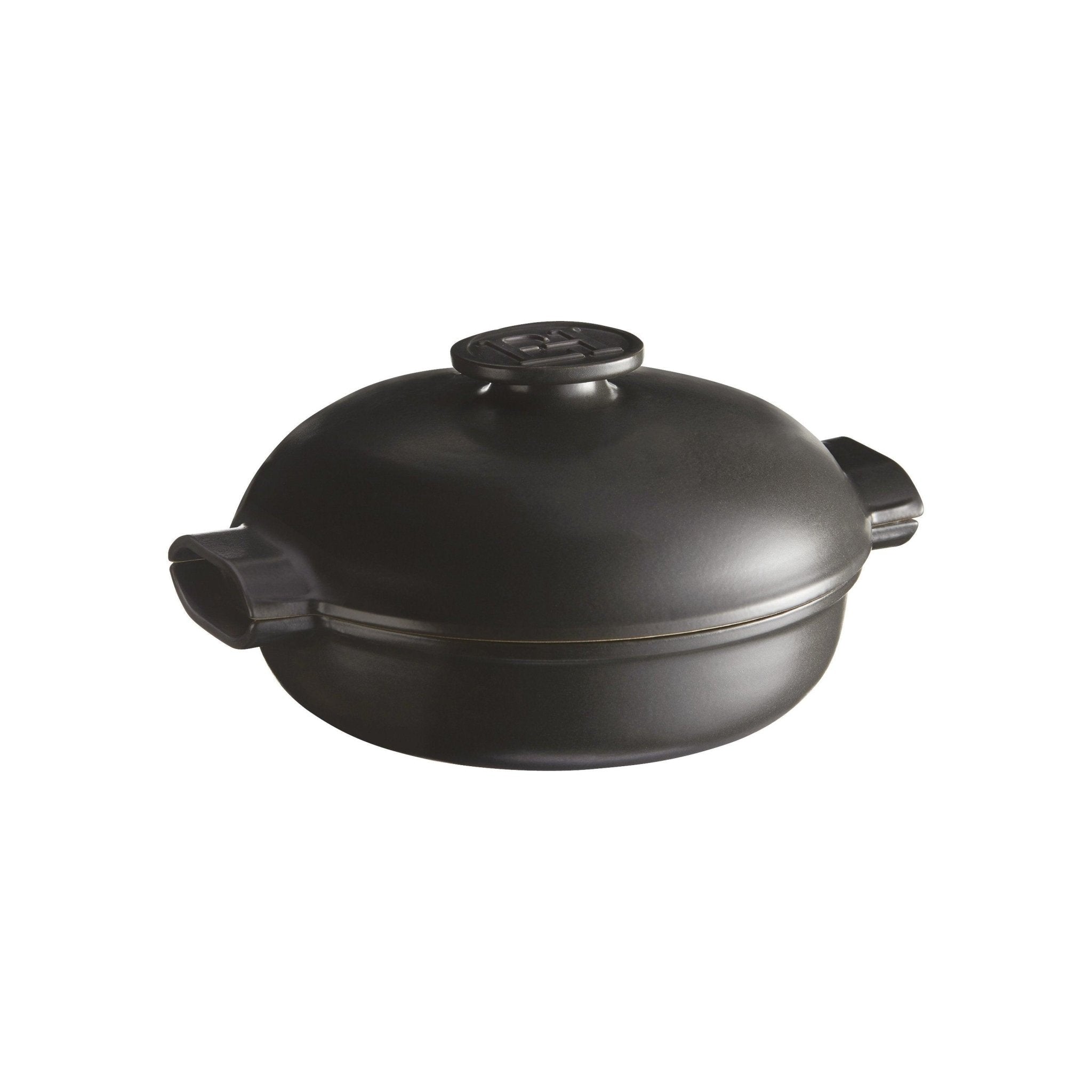 Delight Braiser with Lid ⌀27cm - Slate - Emile Henry