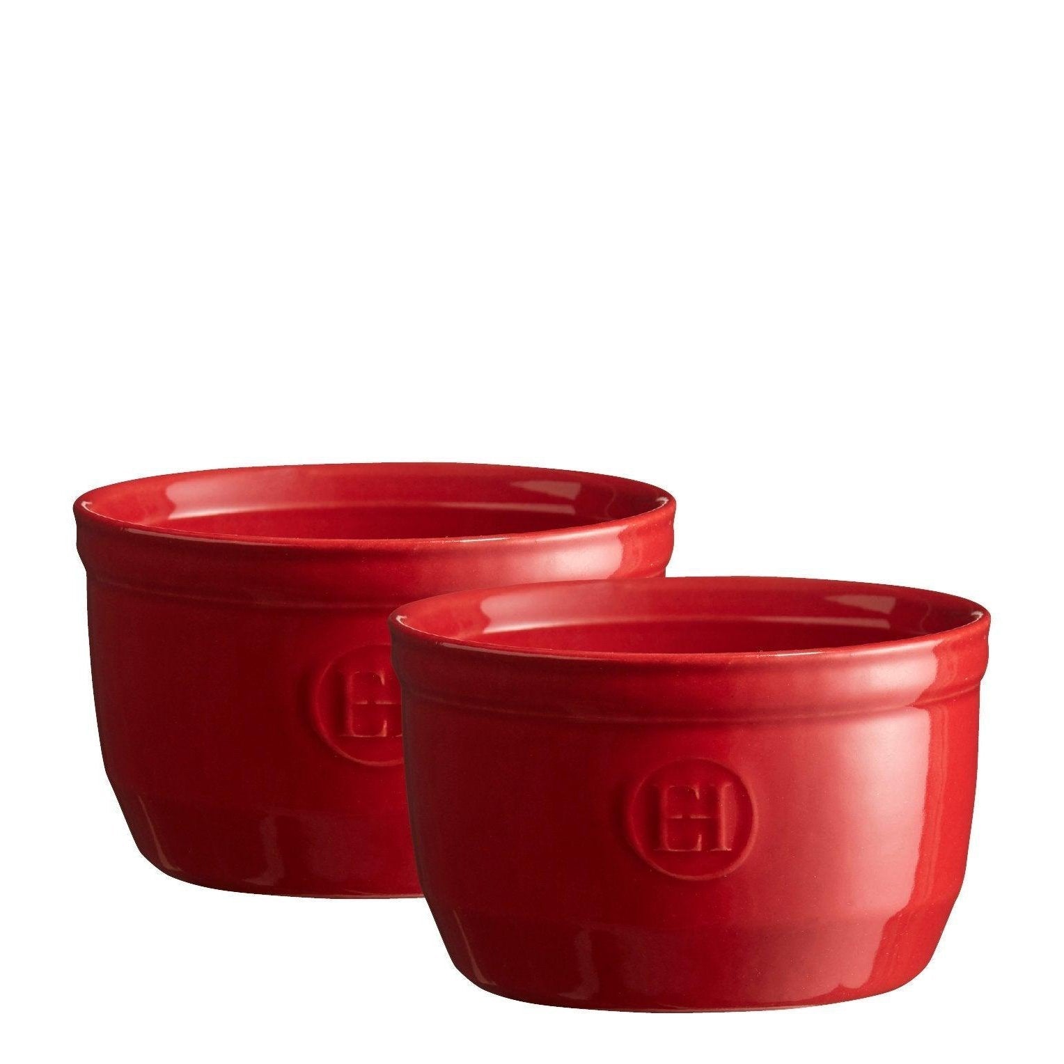  2 Ramekins Set No 10 Burgundy 10cm dia.
