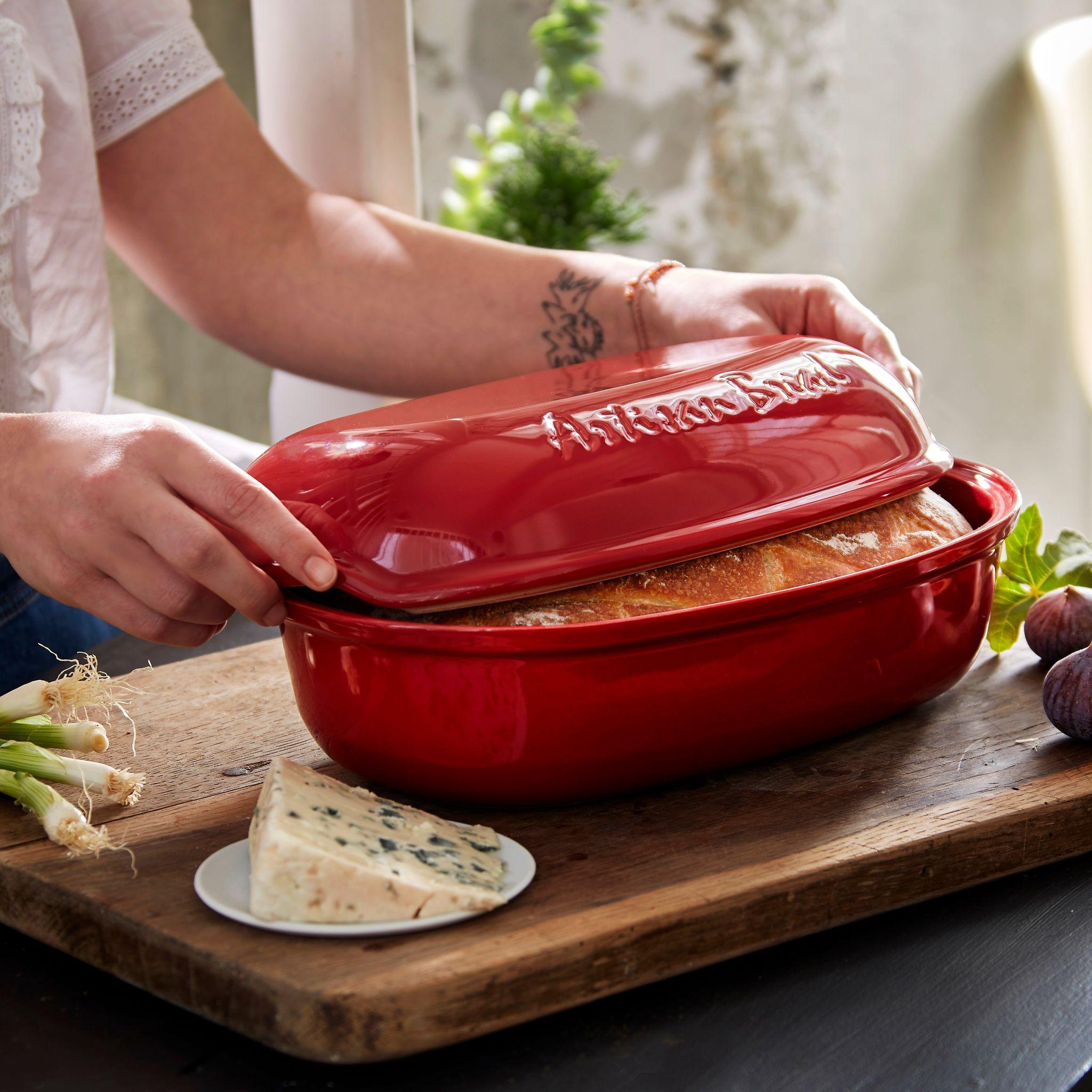  Artisan Bread Baker Burgundy - HAUSwares