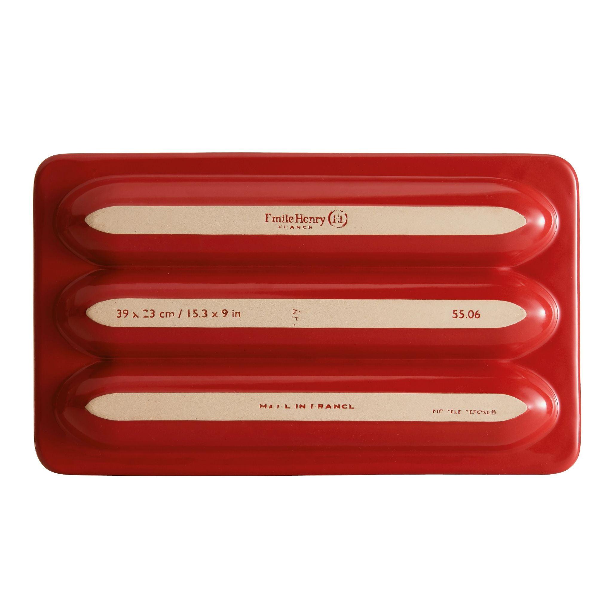  Baguette Baker Burgundy 39.5cm x 23cm - HAUSwares
