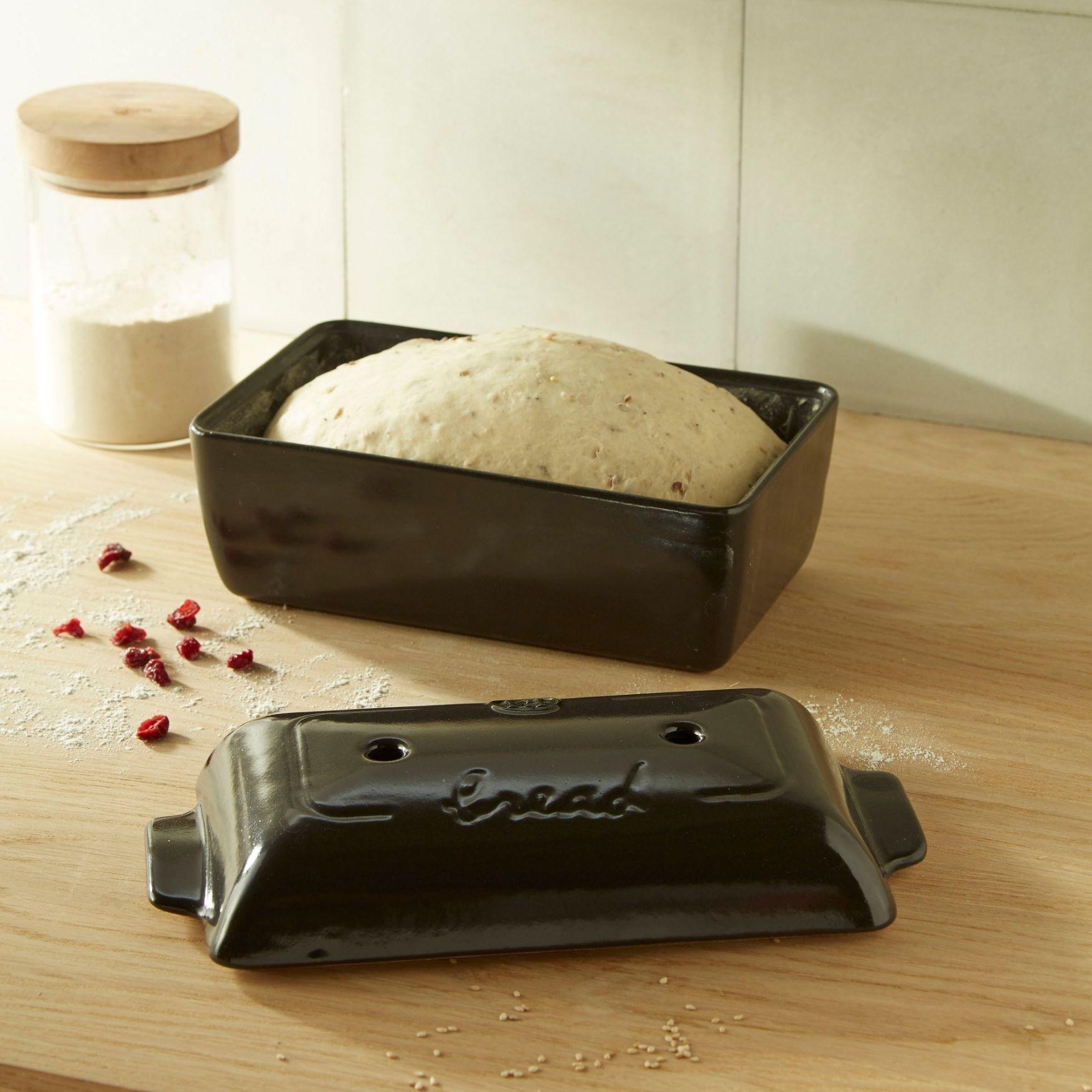  Bread Loaf Baker Charcoal 28cm x 13cm - HAUSwares