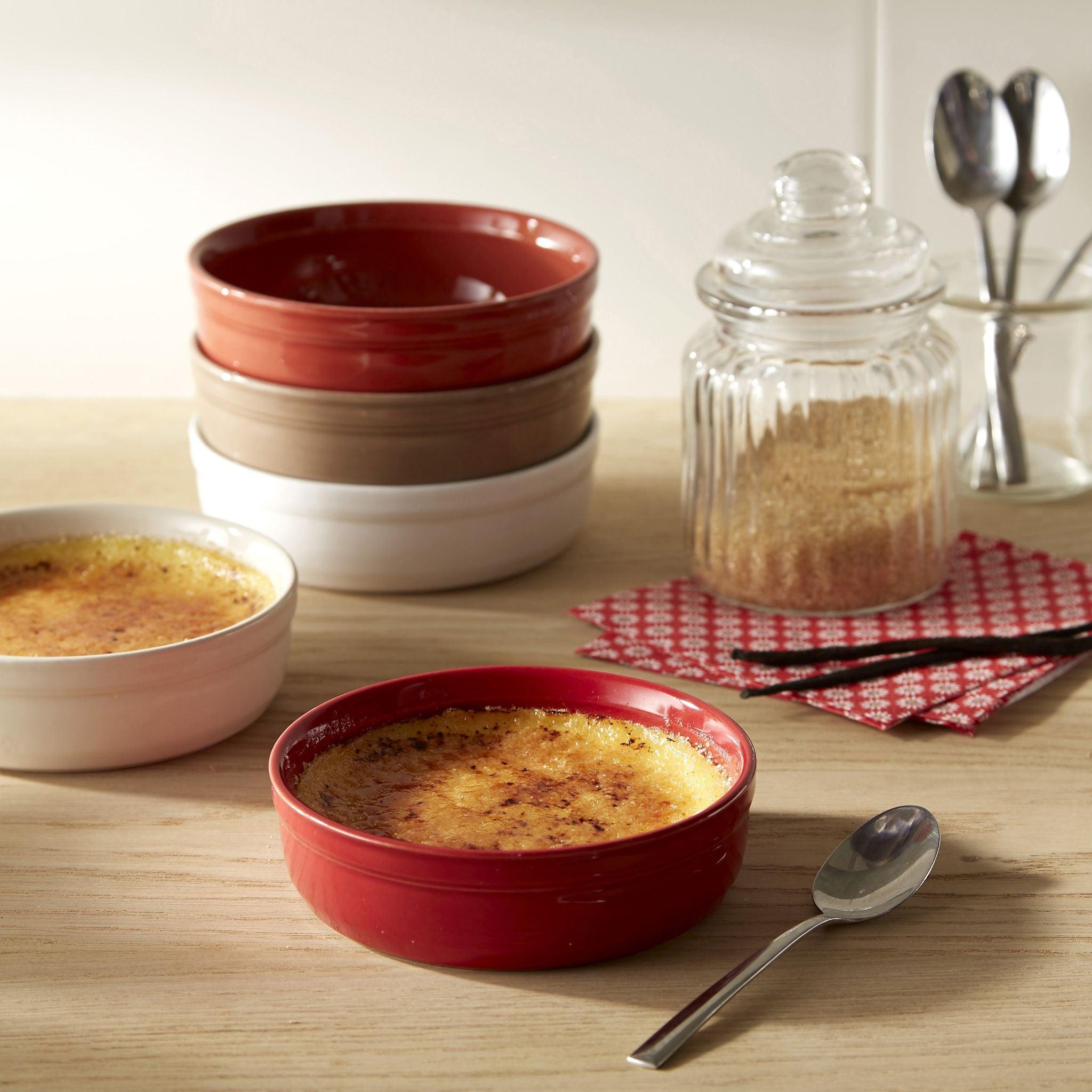  Creme Brulee Ramekin Burgundy 13cm dia. - HAUSwares