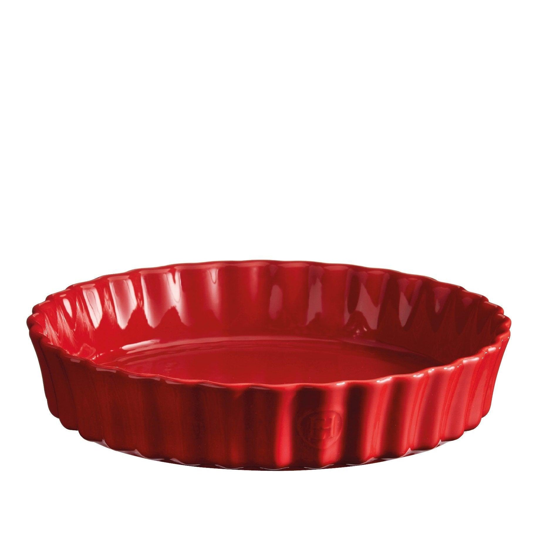 Deep Flan Dish Burgundy 24cm dia.