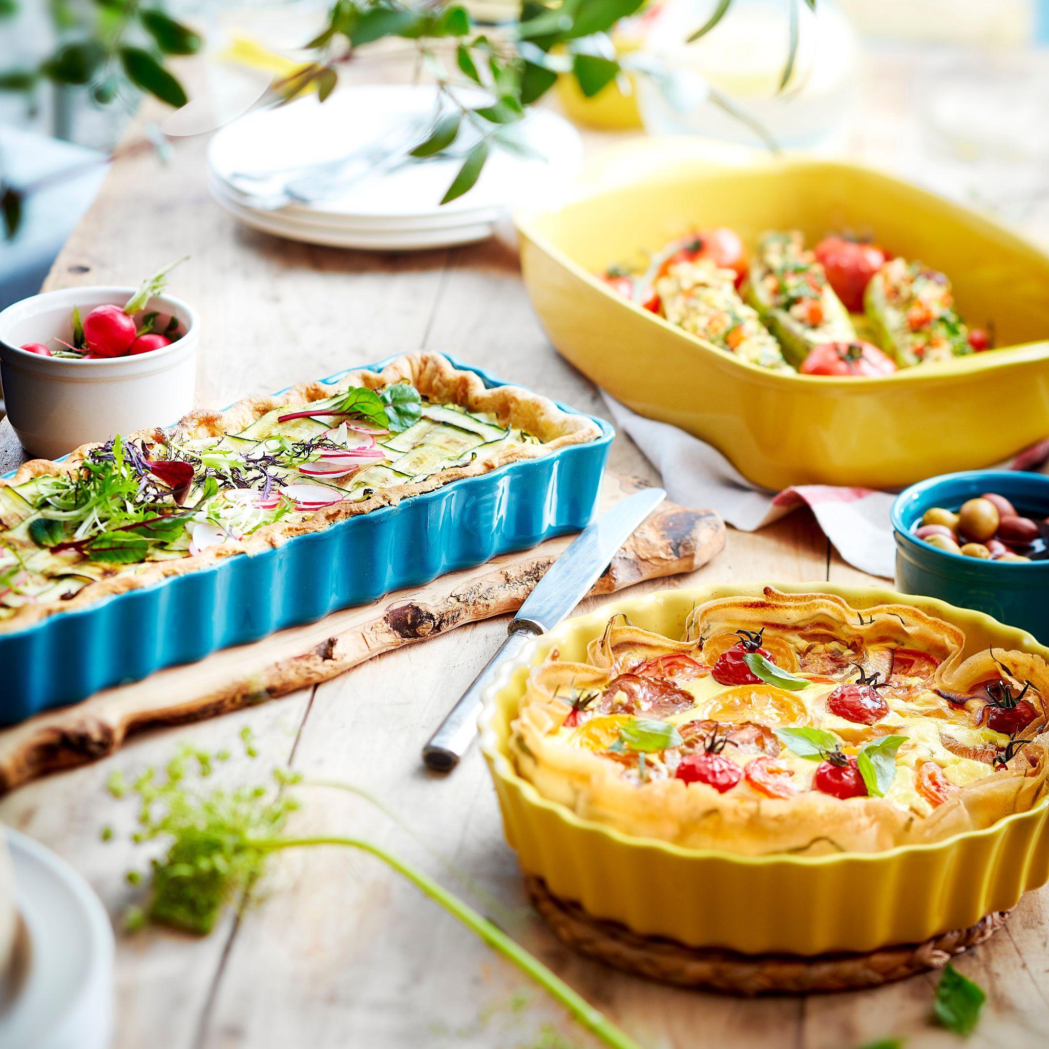  Deep Flan Dish Provence Yellow 24cm dia. - HAUSwares