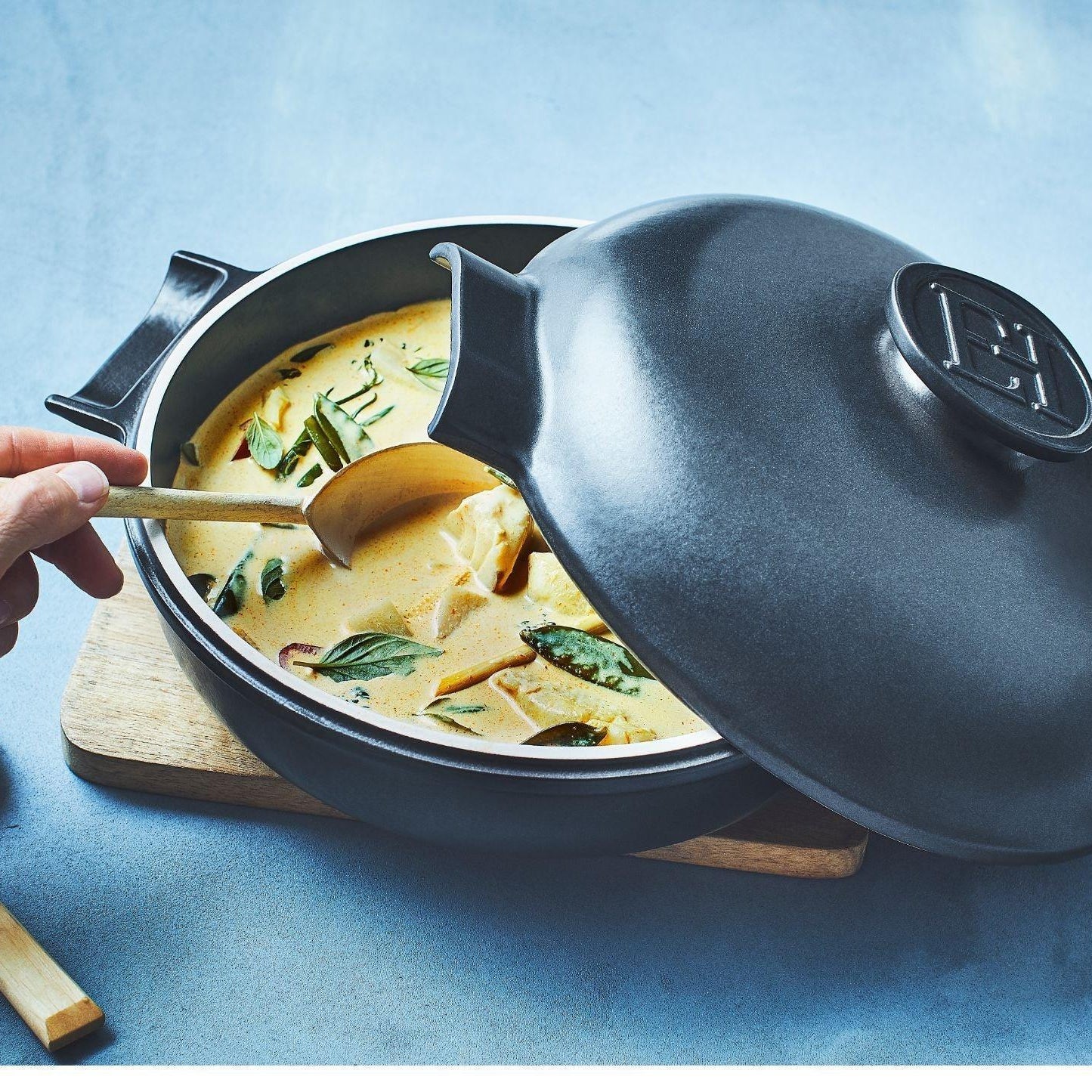  Delight Braiser with Lid Slate 27cm dia. - HAUSwares