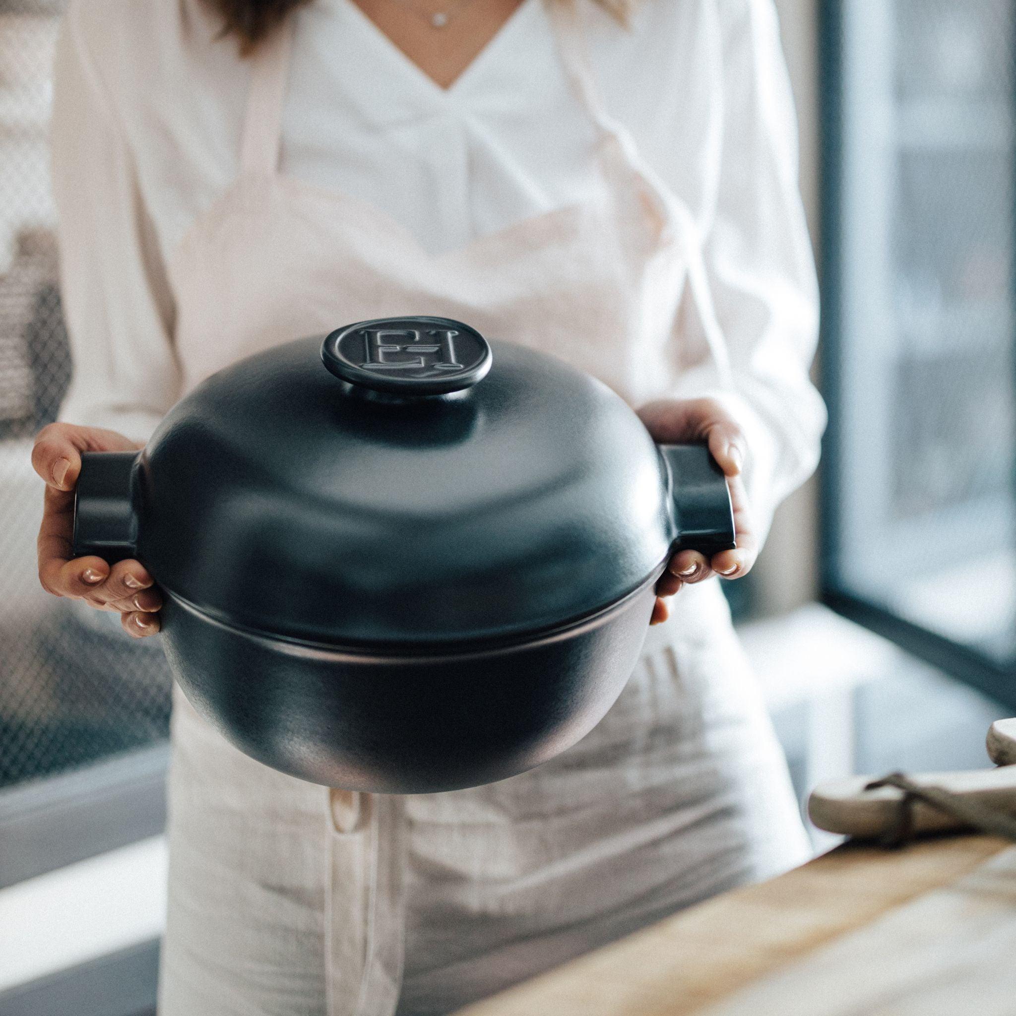  Delight Round Casserole Dish Slate 22.5cm 2l - HAUSwares
