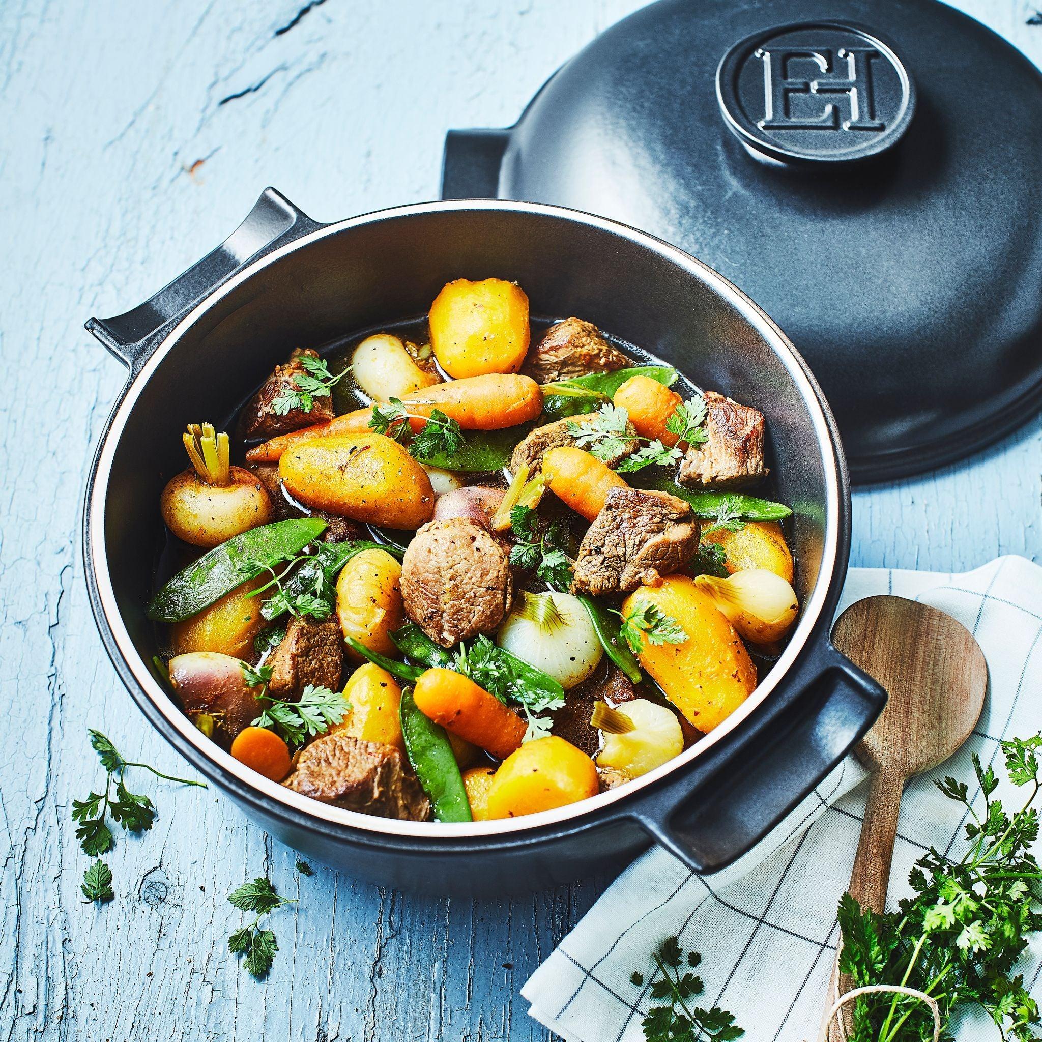  Delight Round Casserole Dish Slate 27cm dia. 4l - HAUSwares