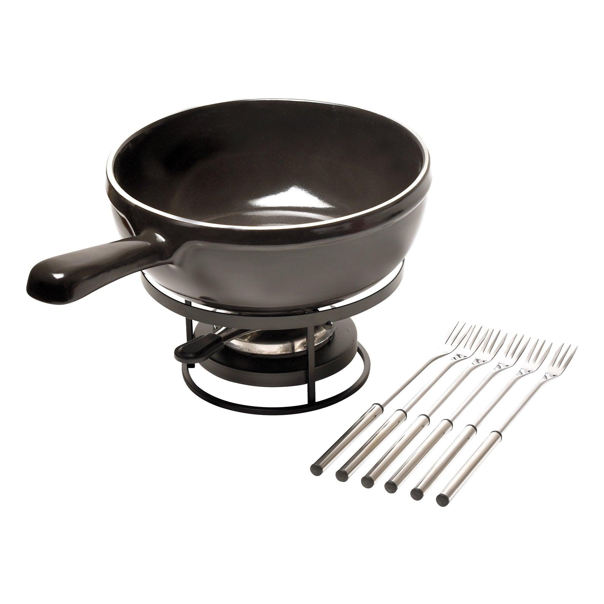  Fondue Set Charcoal 35.5cm dia.
