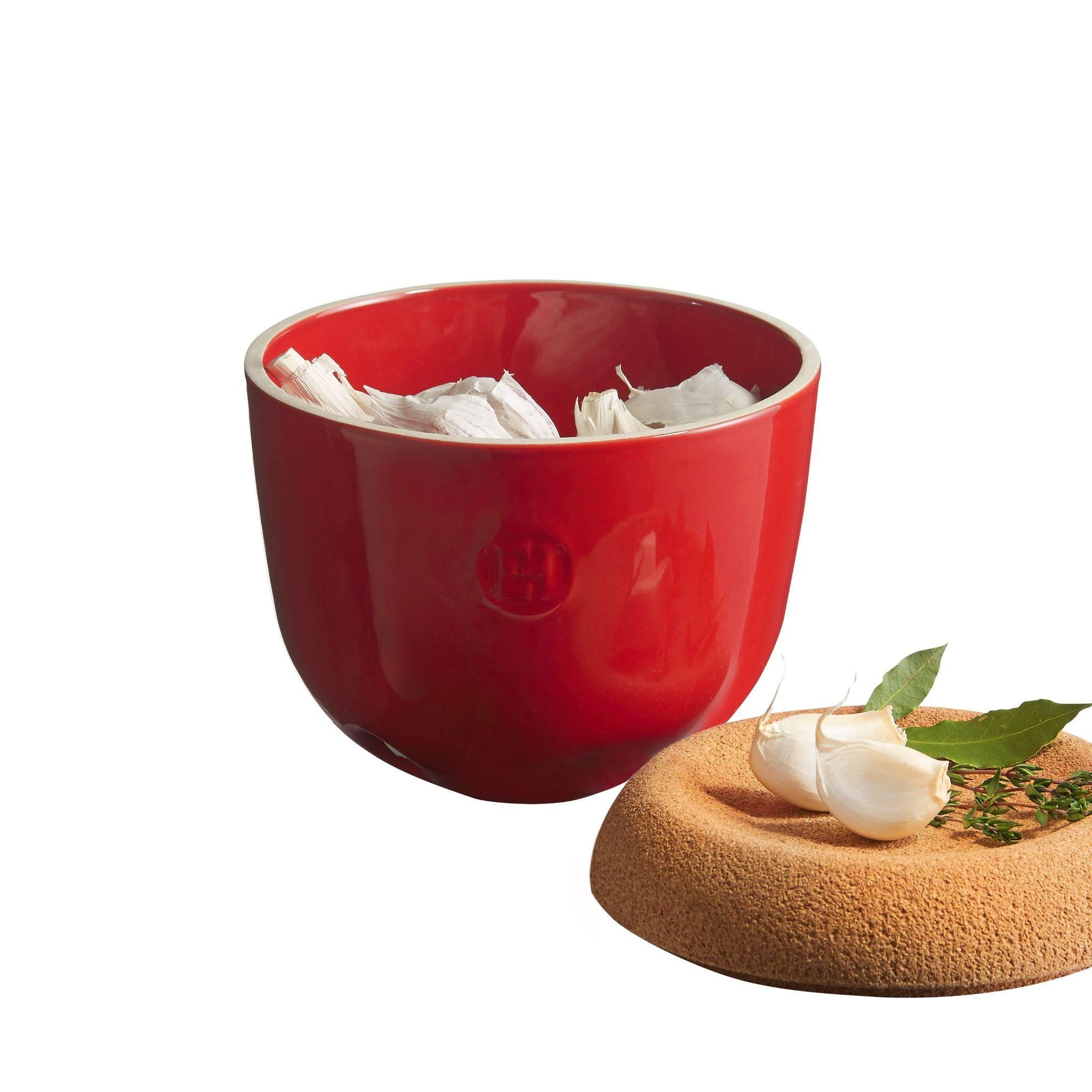 Garlic Pot Burgundy 14.6cm dia. - HAUSwares