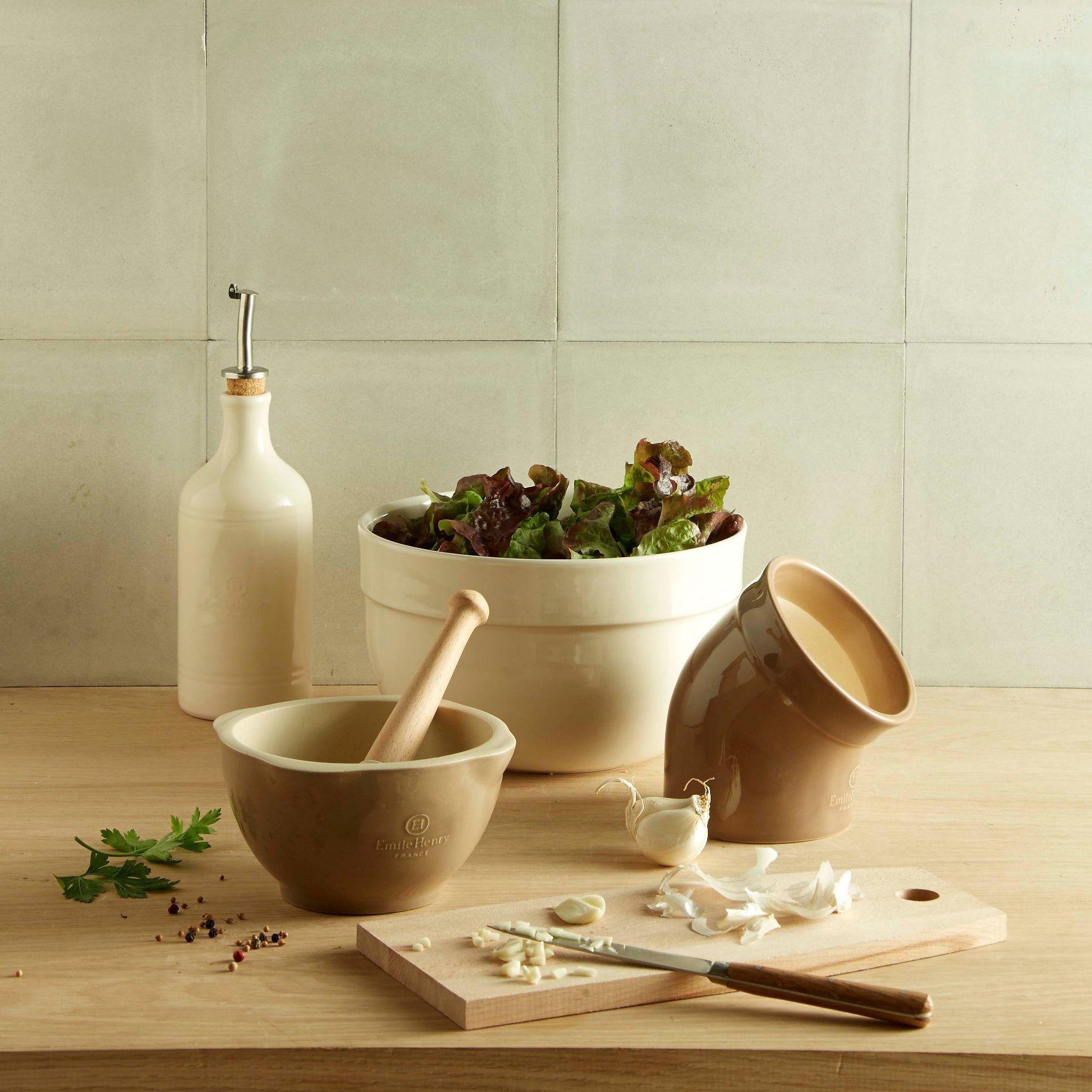  Oil cruet Clay 7.5cm dia. - HAUSwares