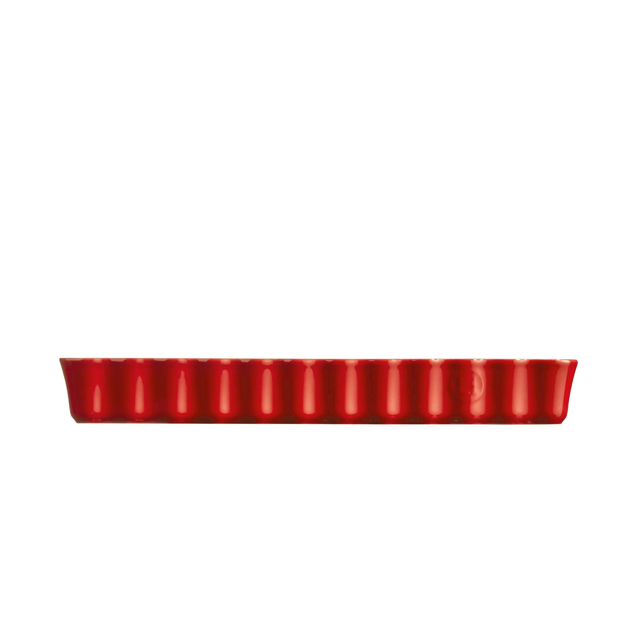  Slim Rectangular Tart Dish Burgundy - HAUSwares