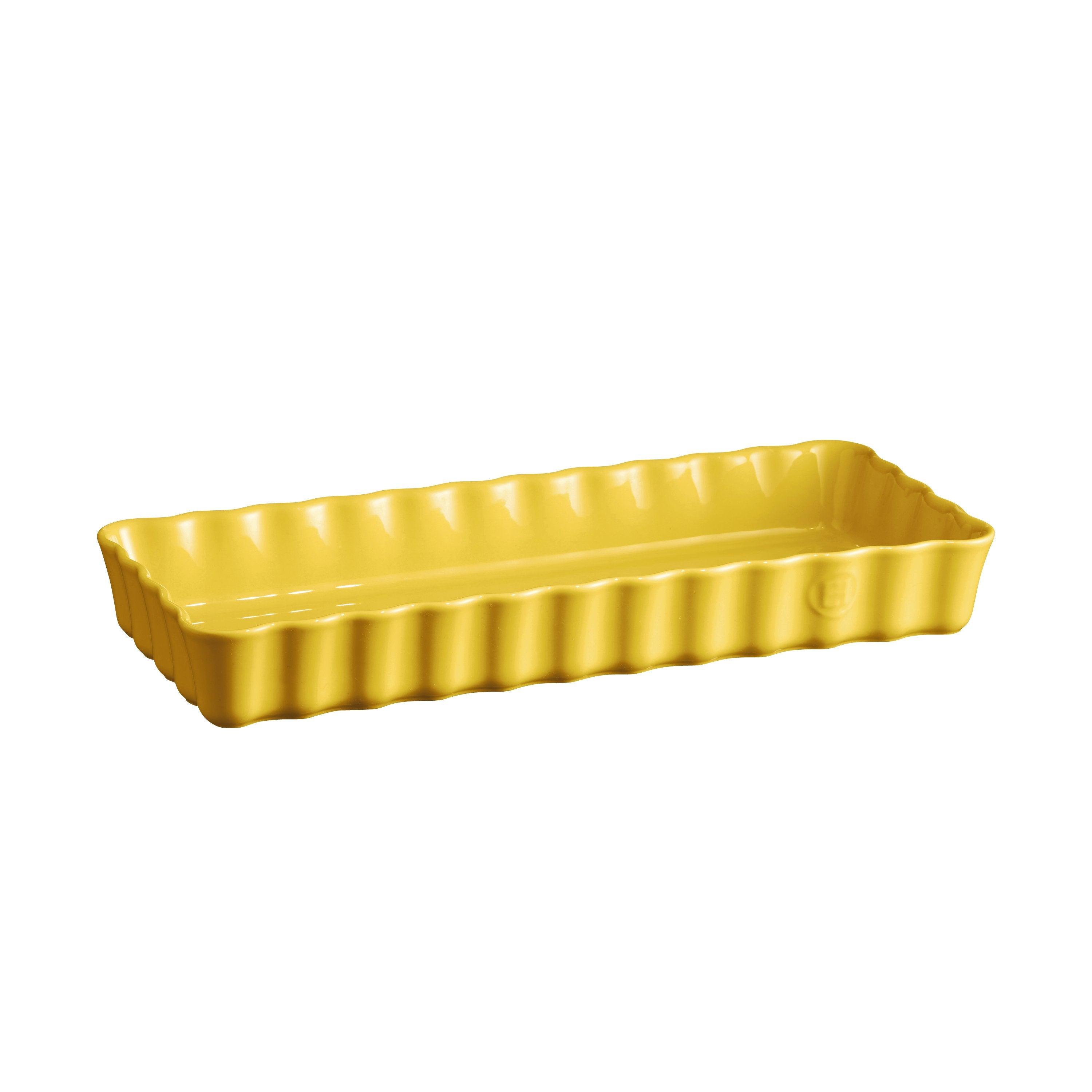  Slim Rectangular Tart Dish Provence Yellow 36cm x 15cm