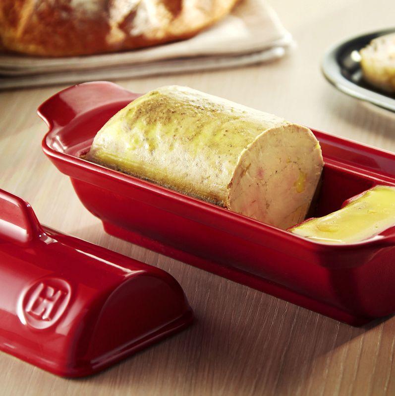  Terrine foie gras medaillon Burgundy 24.5cm x 10cm - HAUSwares