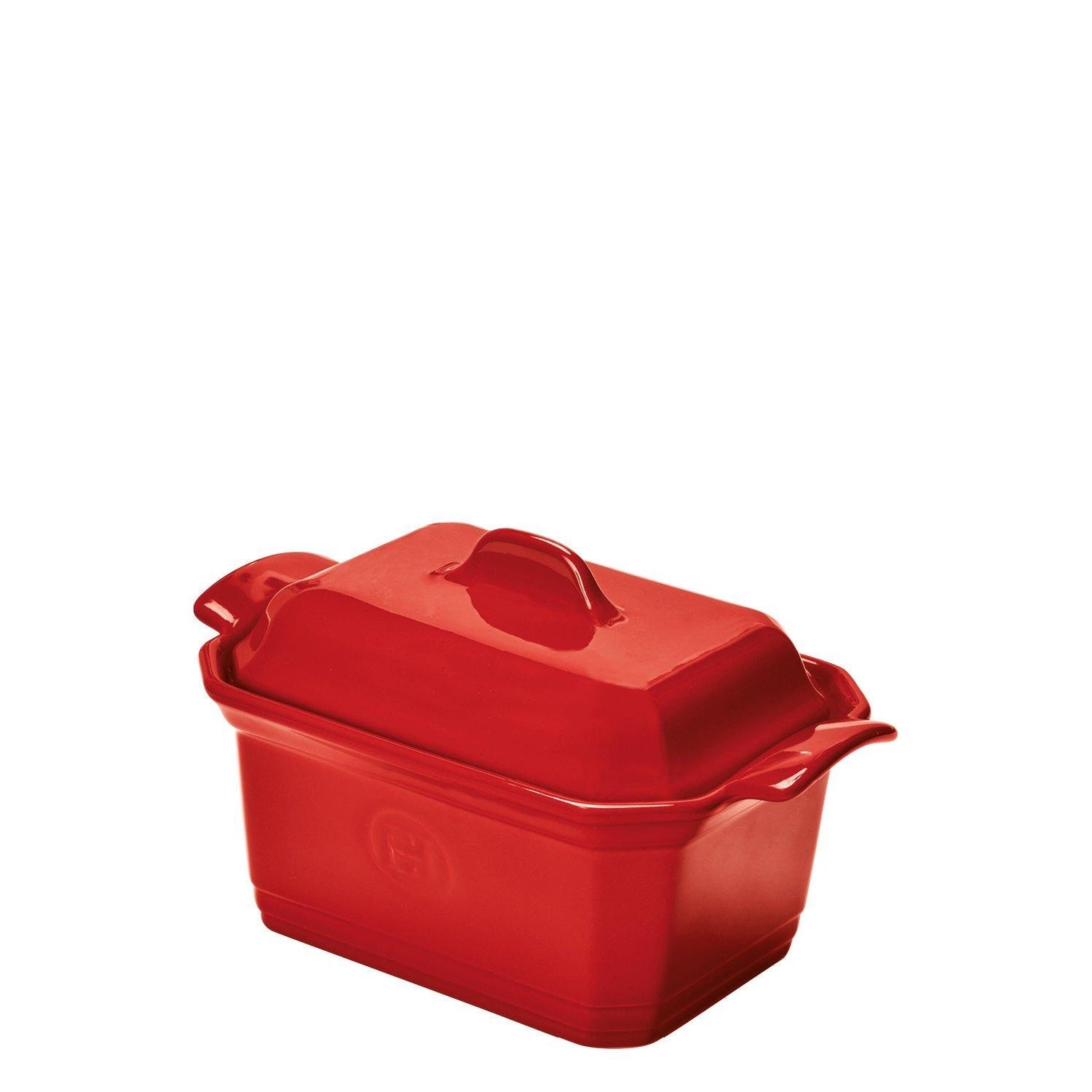  Terrine foie gras + presse Burgundy 19cm x 12cm