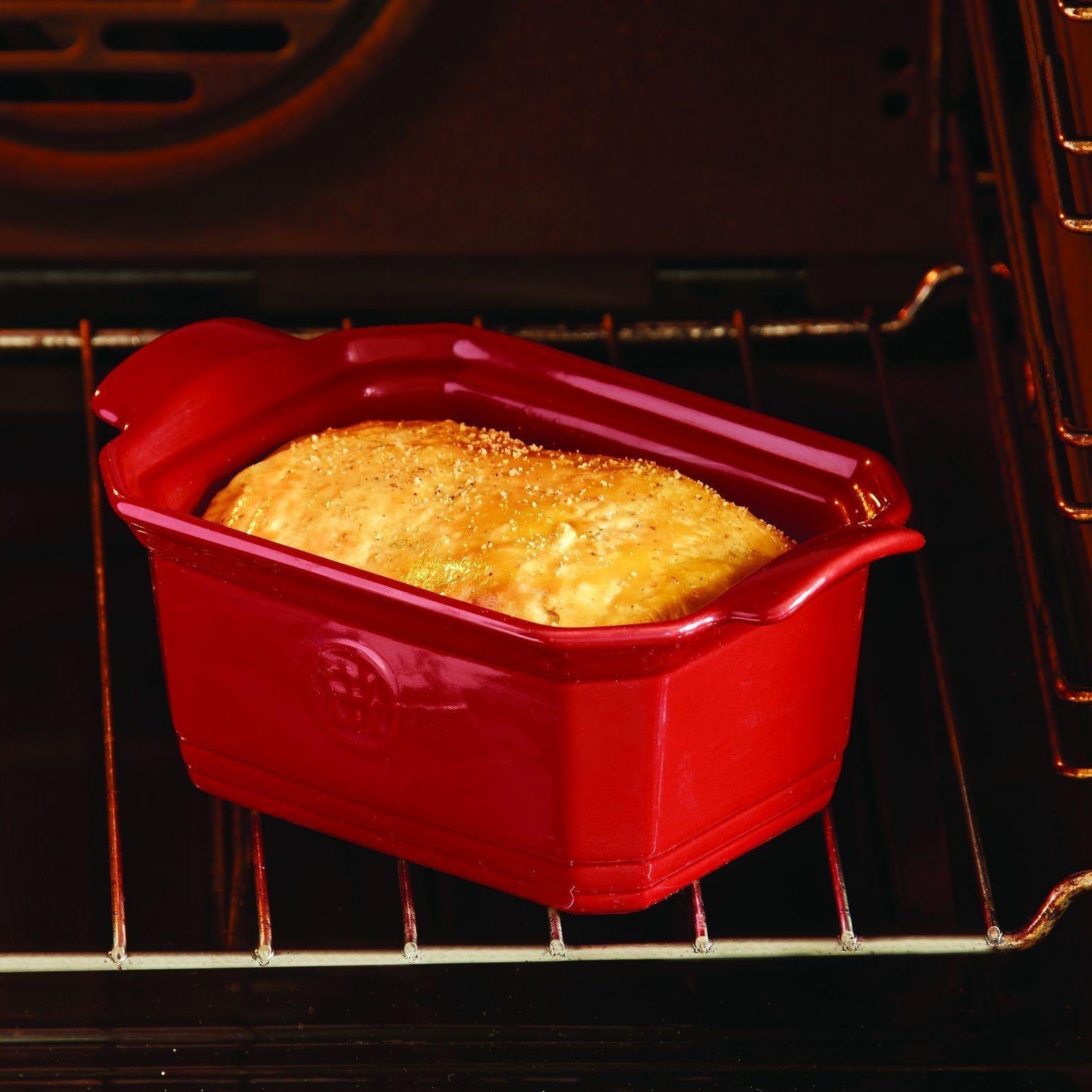  Terrine foie gras + presse Burgundy 19cm x 12cm - HAUSwares