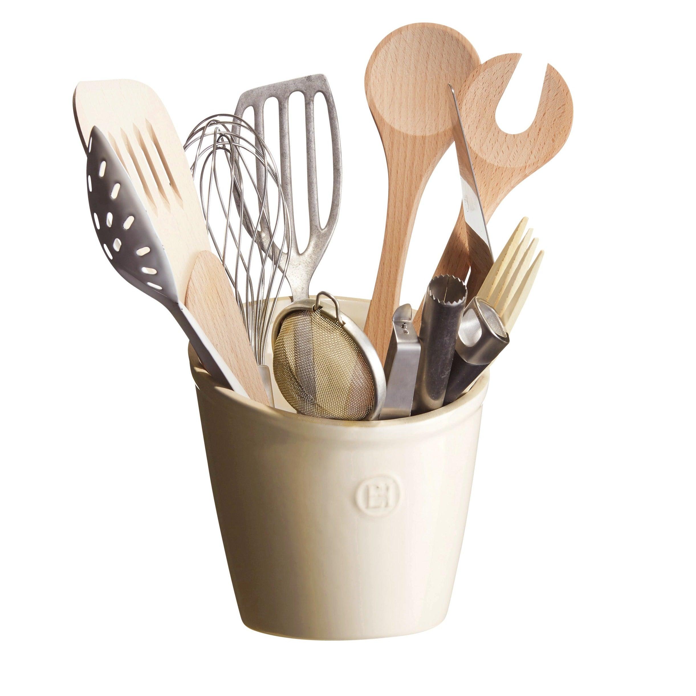  Utensil Pot - Clay 15.6 dia - HAUSwares