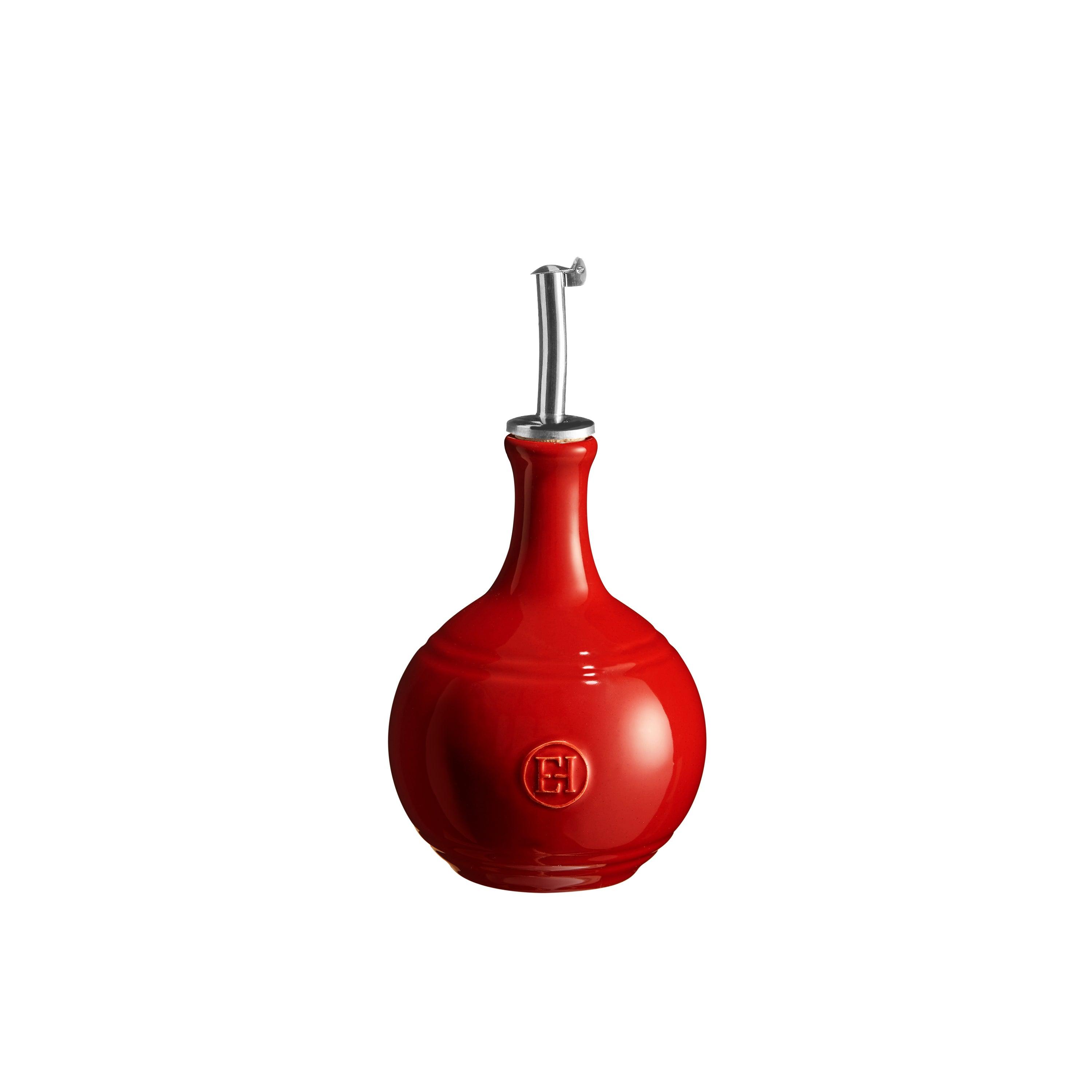  Vinegar Cruet Burgundy