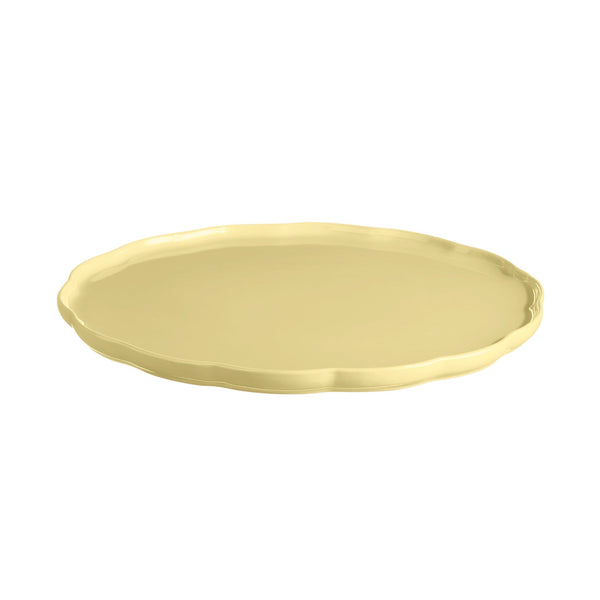 Madeleine Round Serving Platter - Vanilla - Emile Henry