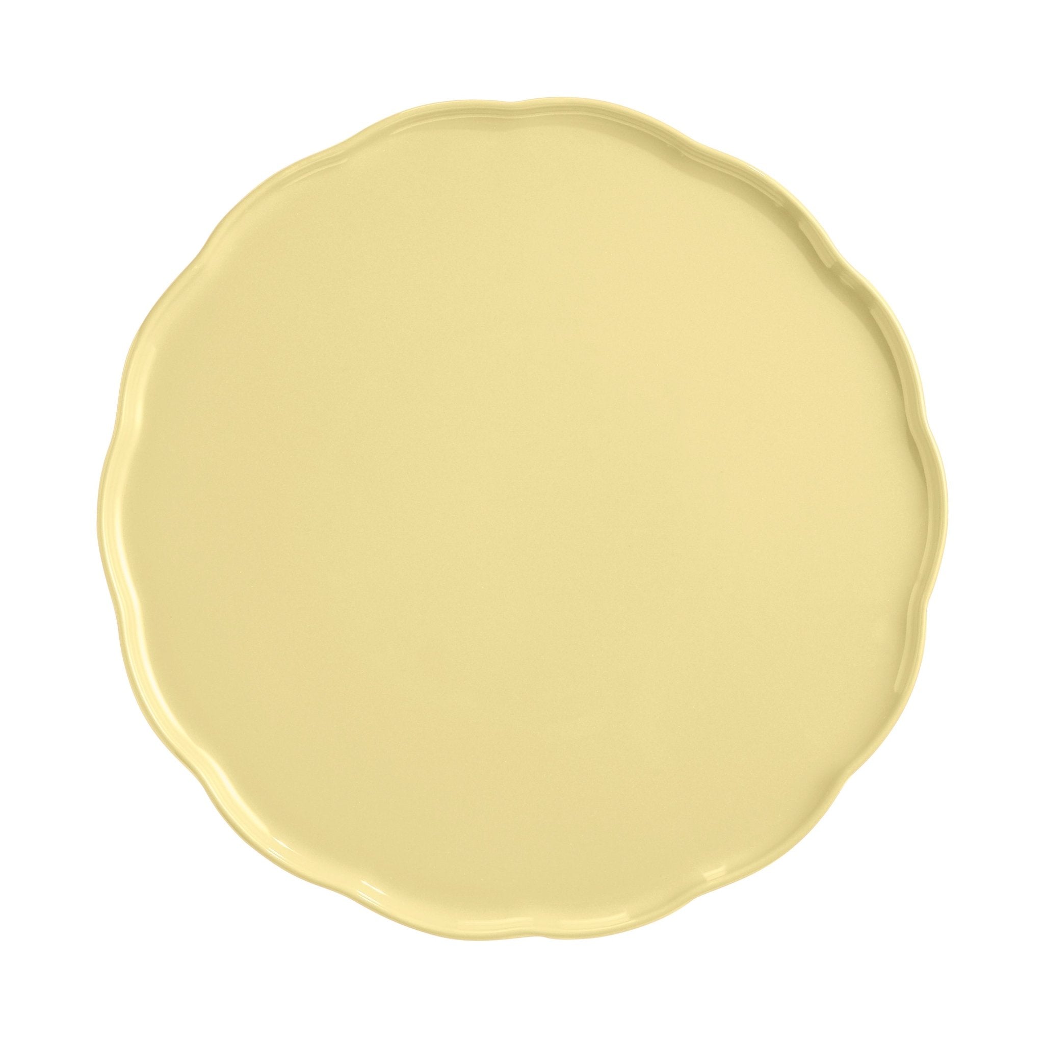 Madeleine Round Serving Platter - Vanilla - Emile Henry